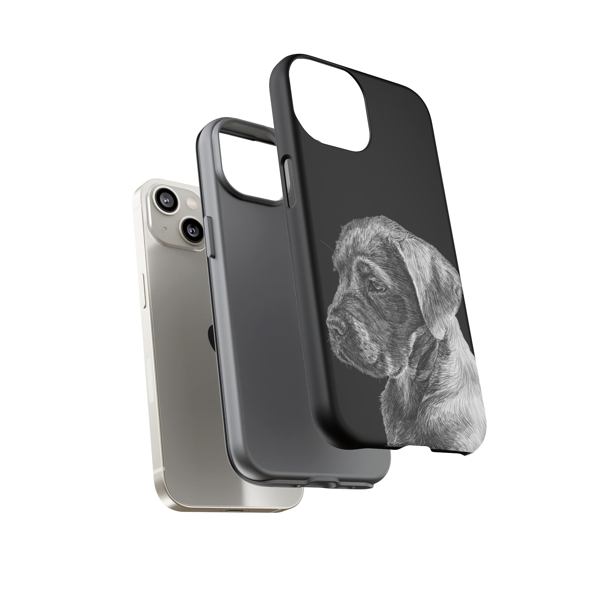 Custom Phone Case for Dog Lovers, Tough Cases with Labrador Design, Pet Owner Gift, Personalized Phone Cover, Animal Art Case
