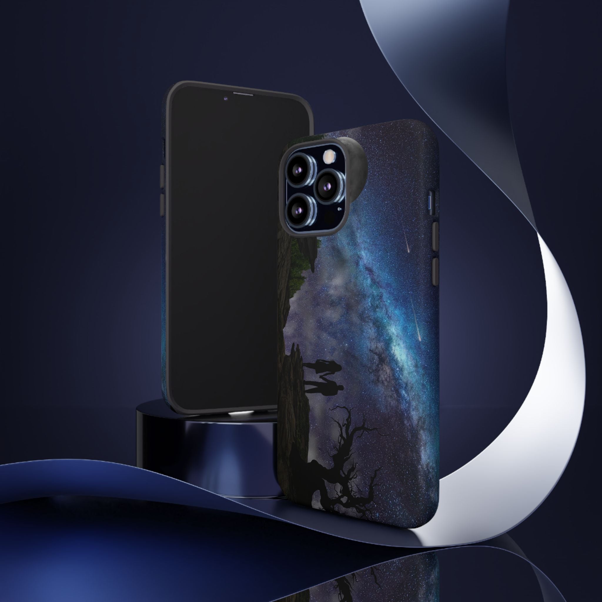 Starlit Galaxy Couples IPhone Case