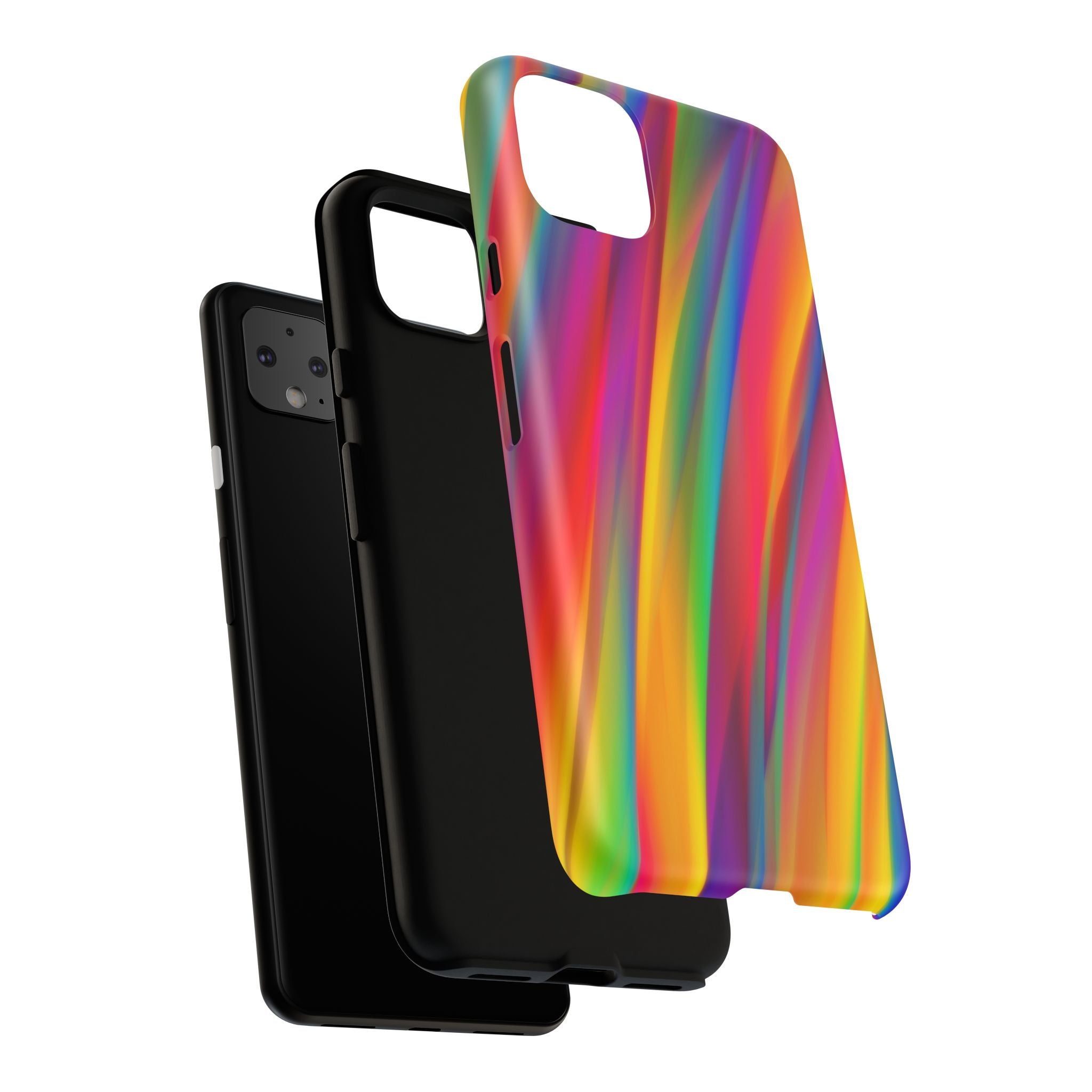 Vibrant Tough Phone Case, Colorful Phone Protection, Artistic Cell Cover, Gift for Gamers, Fun Tech Accessory, Pride Celebration