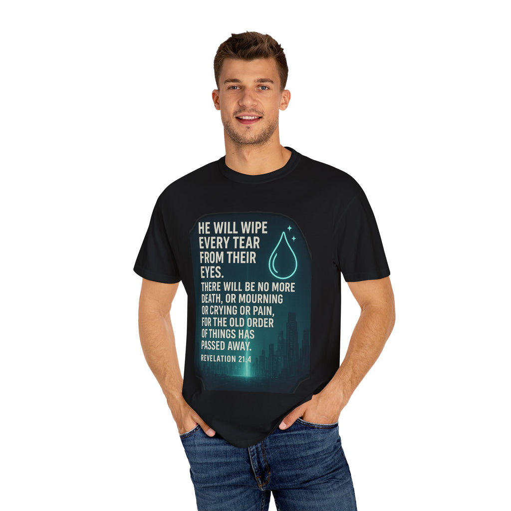 Garments of the Bible Unisex T-shirt Revelations 21:4