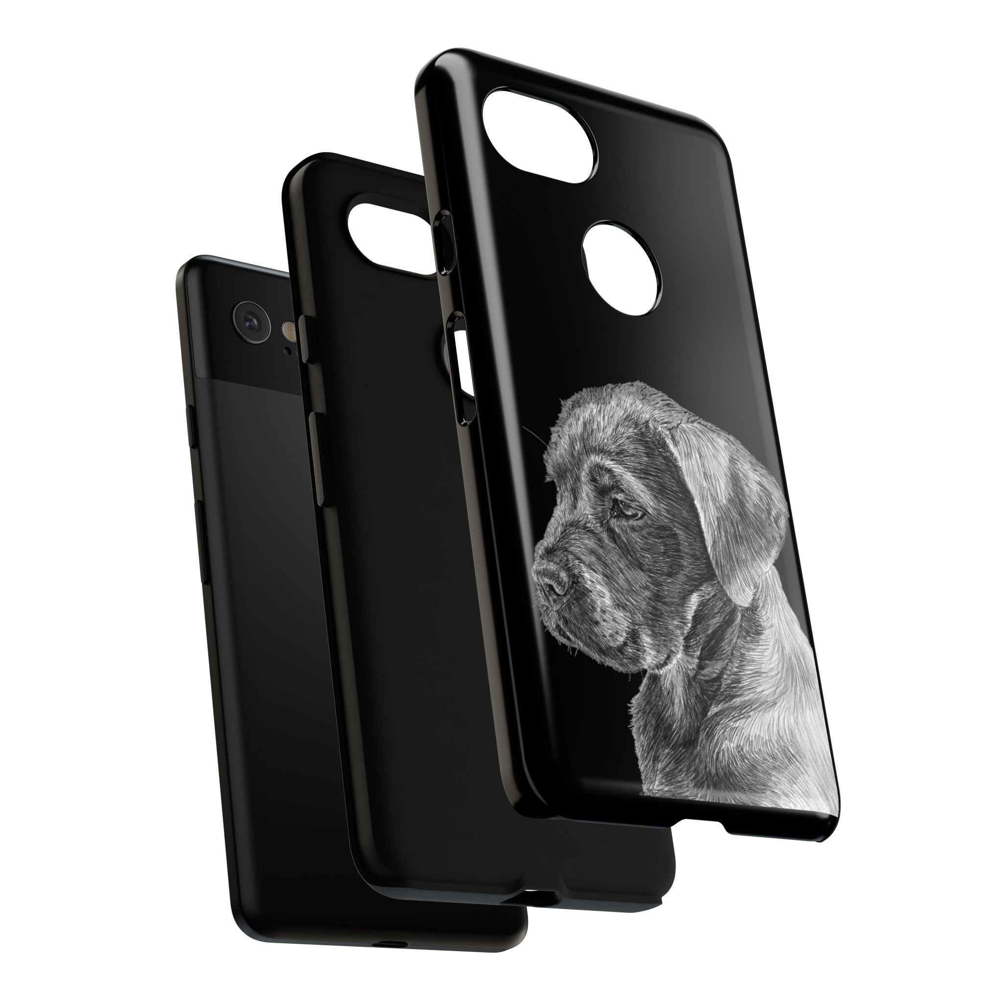 Custom Phone Case for Dog Lovers, Tough Cases with Labrador Design, Pet Owner Gift, Personalized Phone Cover, Animal Art Case