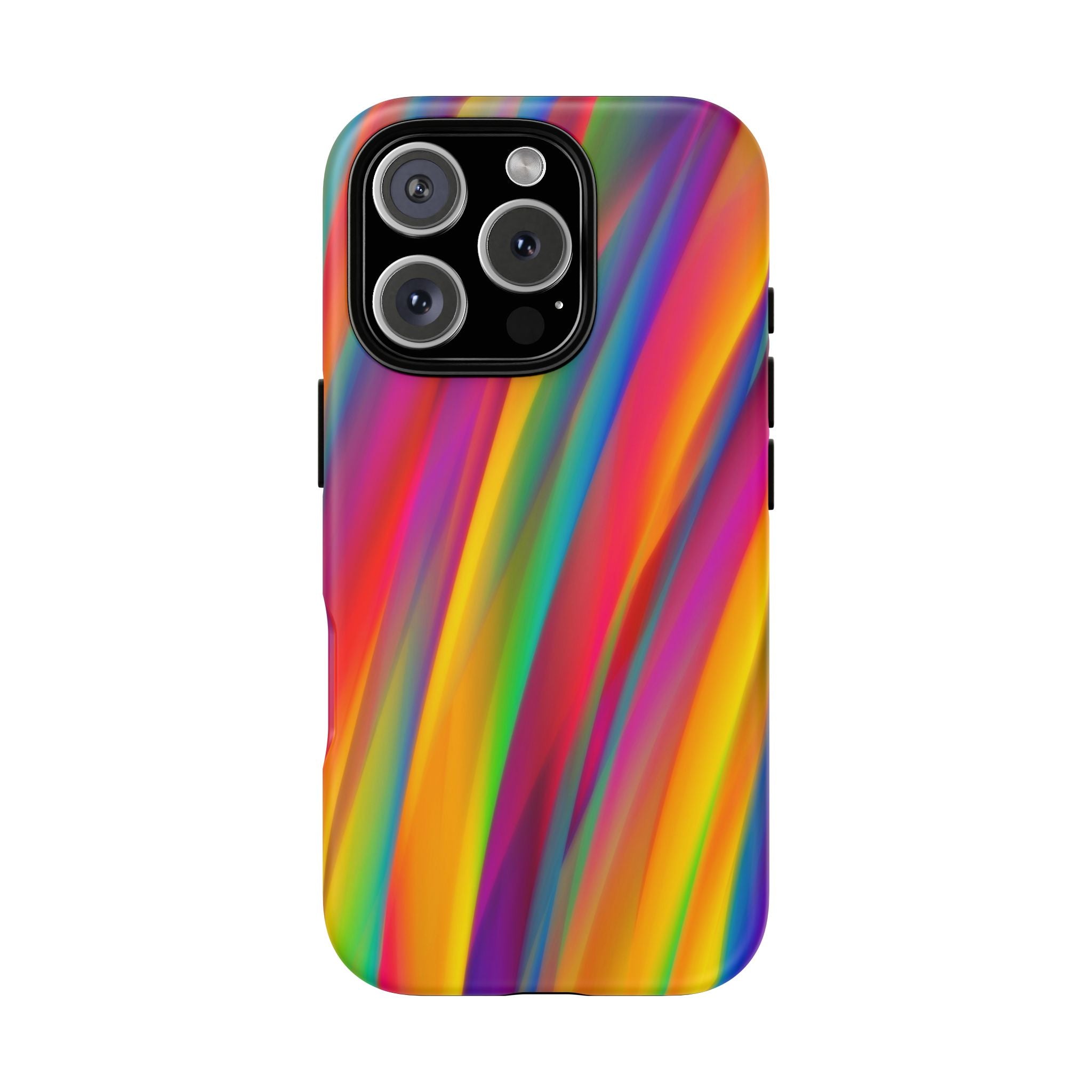 Vibrant Tough Phone Case, Colorful Phone Protection, Artistic Cell Cover, Gift for Gamers, Fun Tech Accessory, Pride Celebration
