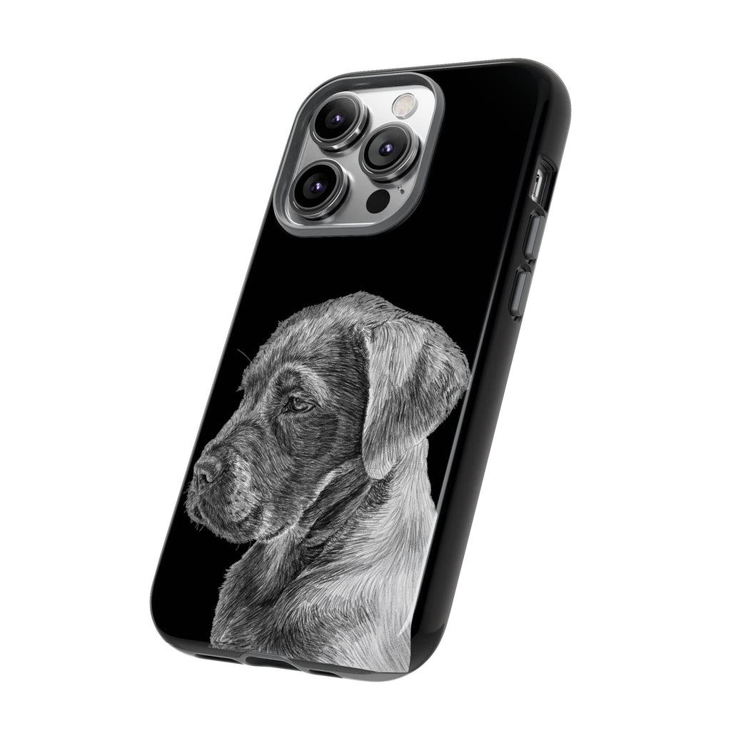 Custom Phone Case for Dog Lovers, Tough Cases with Labrador Design, Pet Owner Gift, Personalized Phone Cover, Animal Art Case