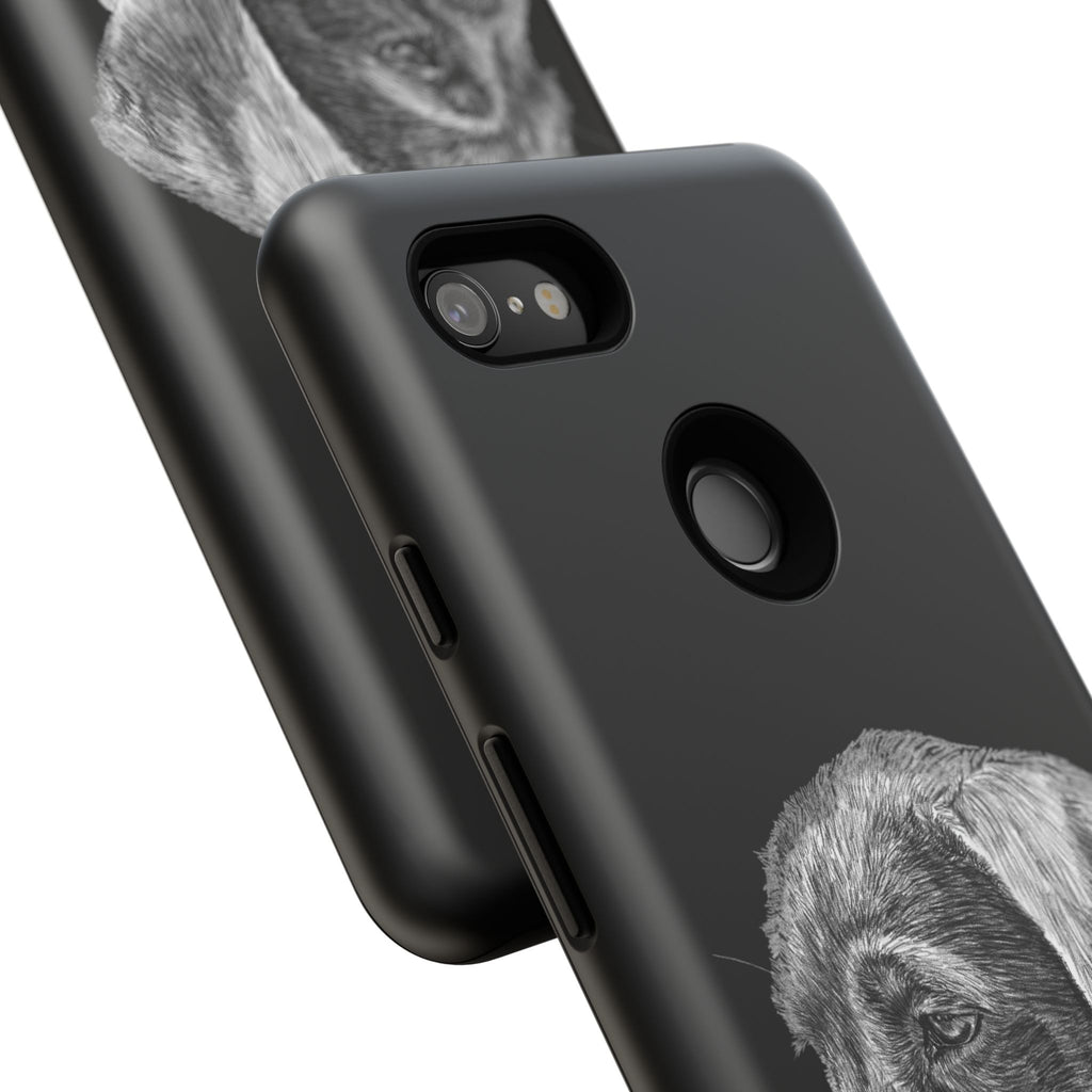 Custom Phone Case for Dog Lovers, Tough Cases with Labrador Design, Pet Owner Gift, Personalized Phone Cover, Animal Art Case