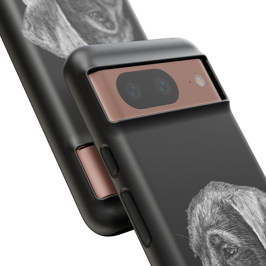 Custom Phone Case for Dog Lovers, Tough Cases with Labrador Design, Pet Owner Gift, Personalized Phone Cover, Animal Art Case