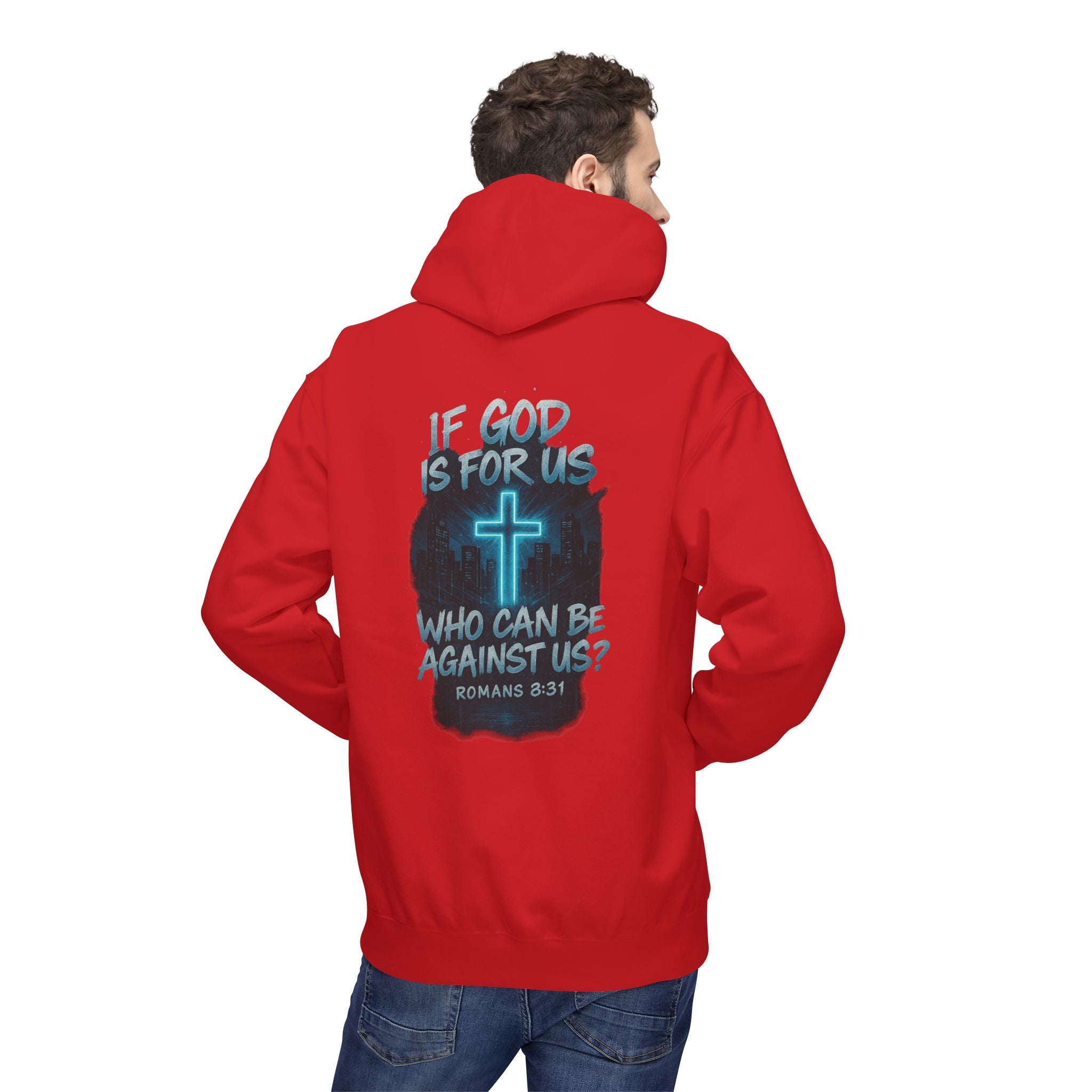 Garments of the Bible Unisex Hoodie (Romans 8:31)