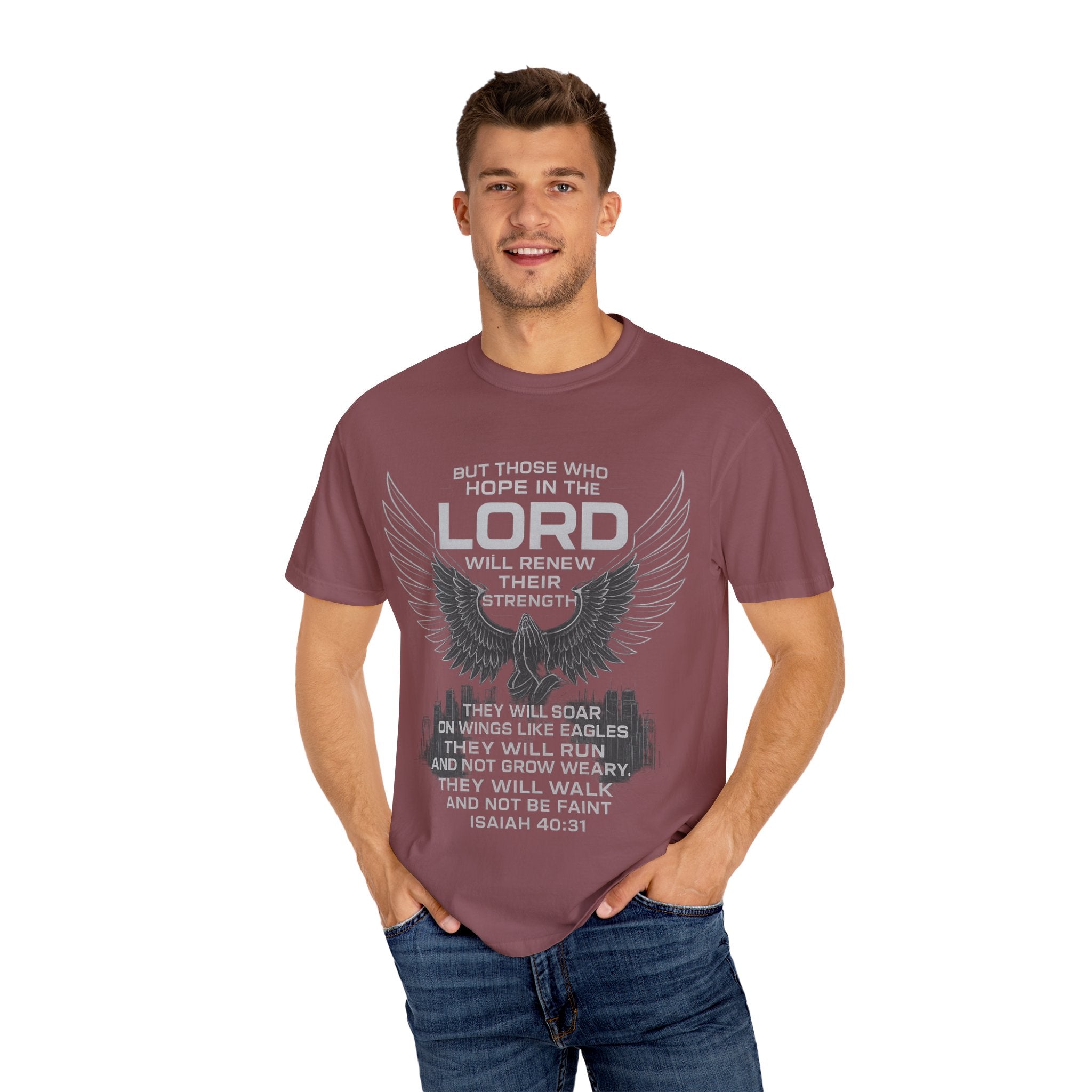 Garments of the Bible Unisex T-shirt Isaiah 40:31