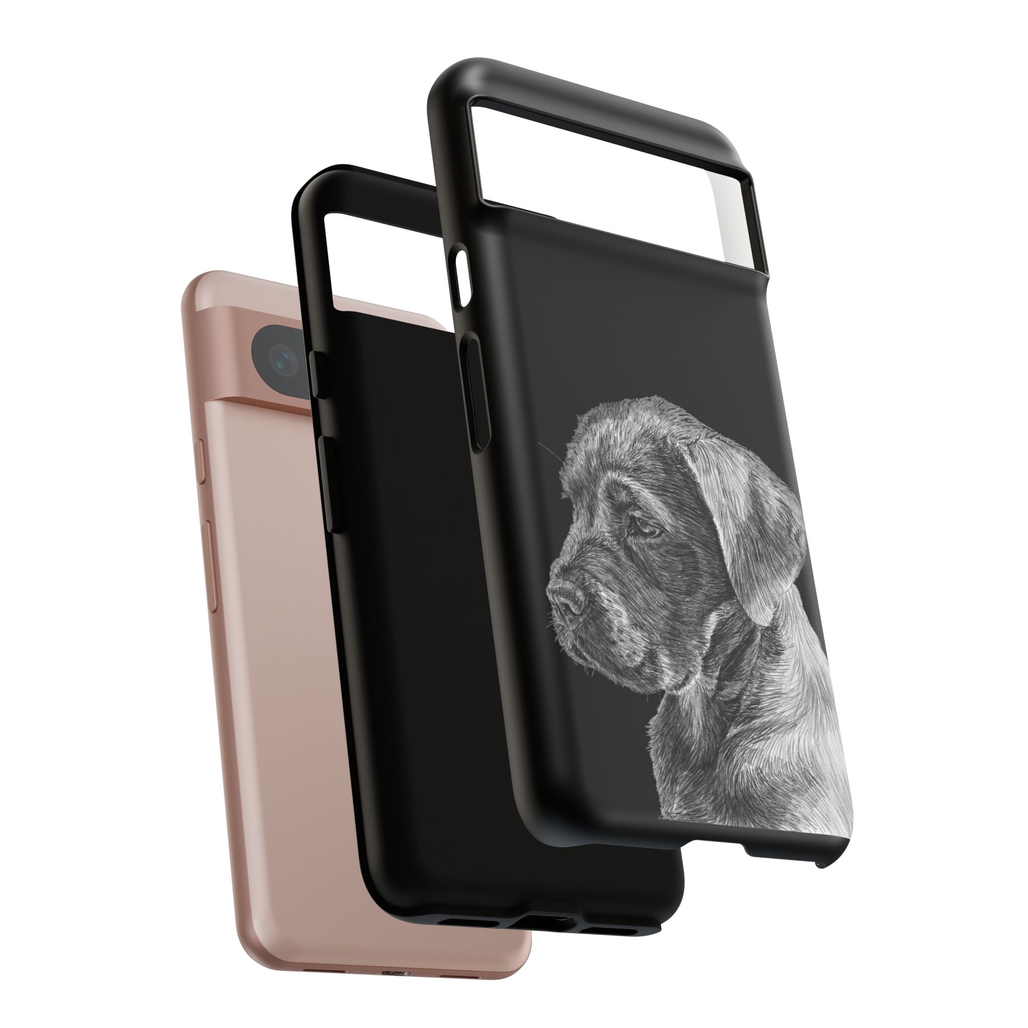 Custom Phone Case for Dog Lovers, Tough Cases with Labrador Design, Pet Owner Gift, Personalized Phone Cover, Animal Art Case