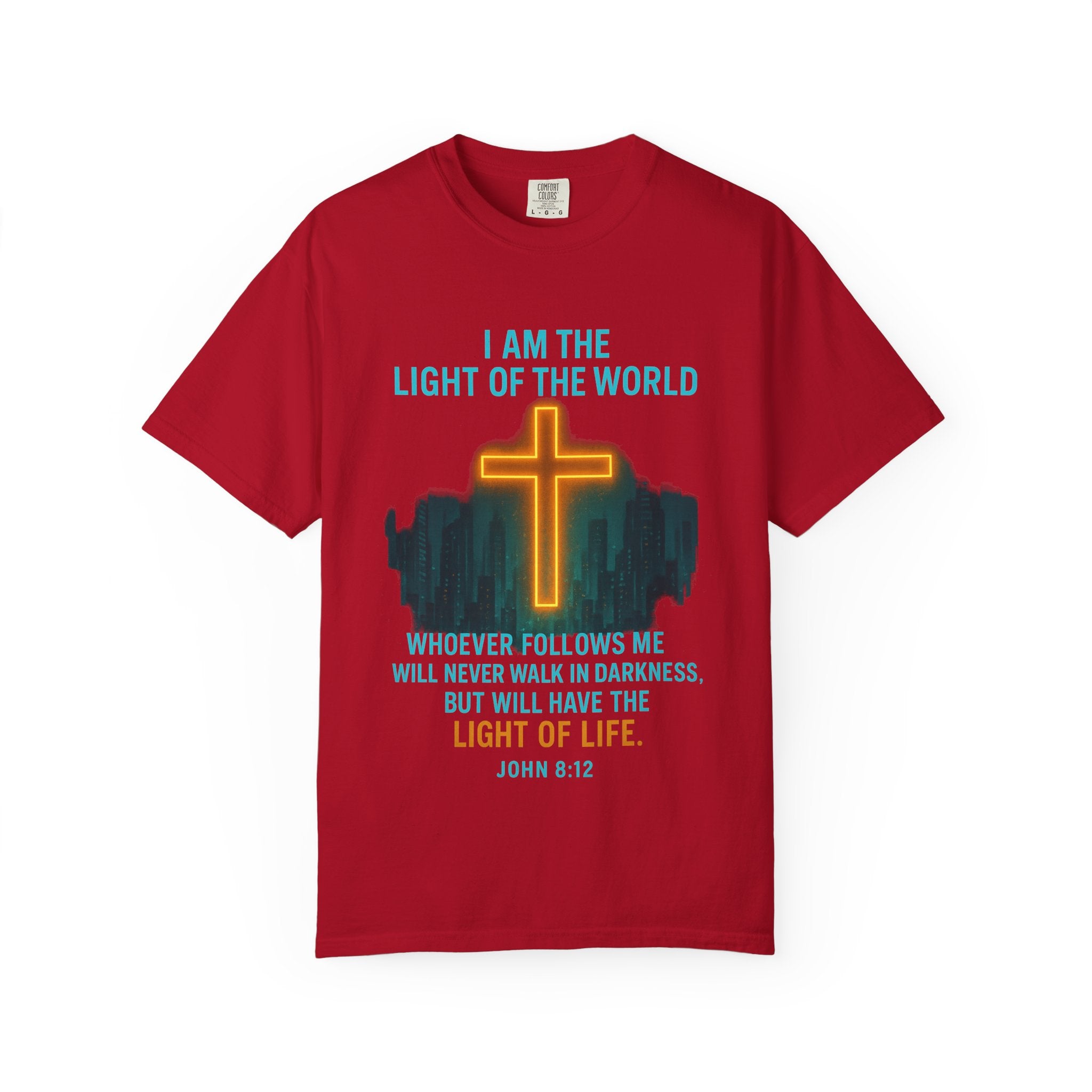 Garments of the Bible Unisex T-shirt John 8:12