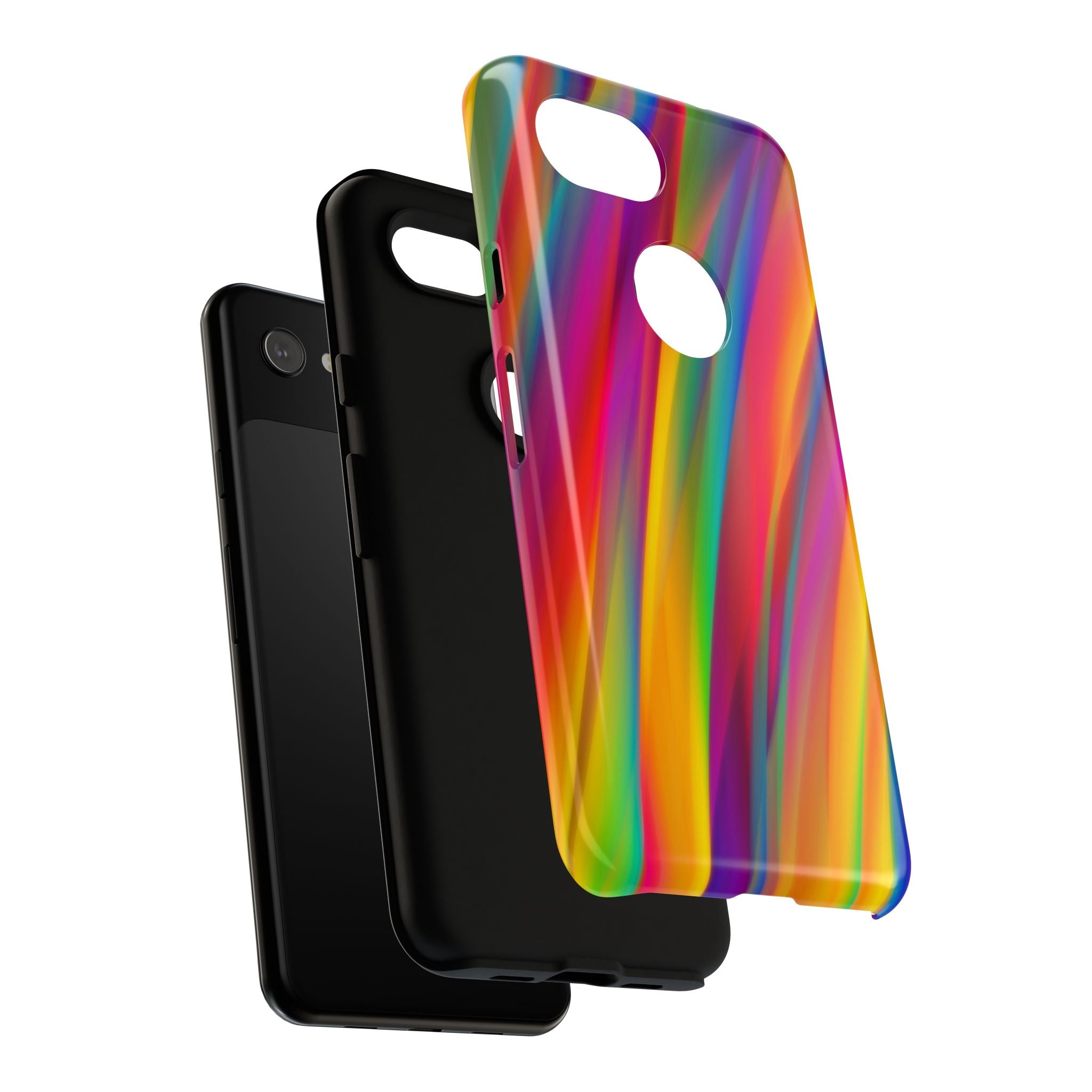 Vibrant Tough Phone Case, Colorful Phone Protection, Artistic Cell Cover, Gift for Gamers, Fun Tech Accessory, Pride Celebration