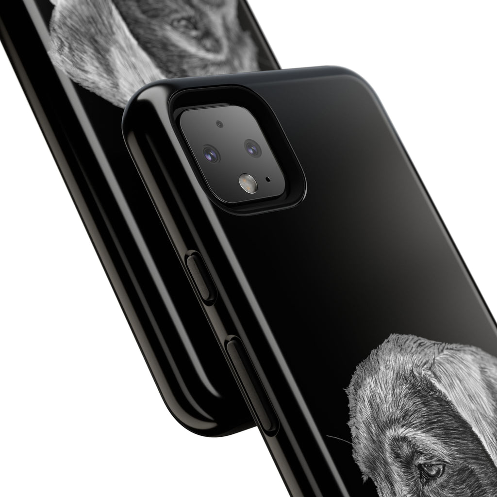 Custom Phone Case for Dog Lovers, Tough Cases with Labrador Design, Pet Owner Gift, Personalized Phone Cover, Animal Art Case