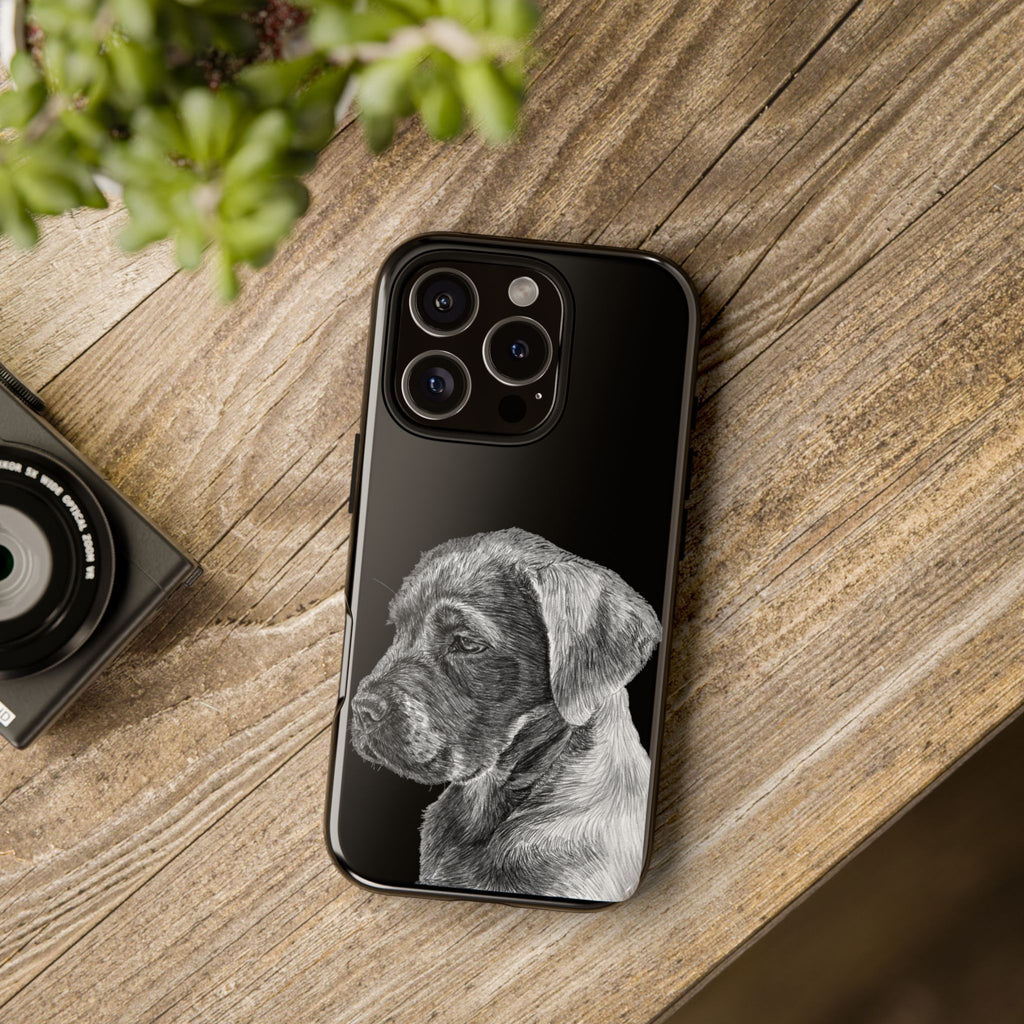 Custom Phone Case for Dog Lovers, Tough Cases with Labrador Design, Pet Owner Gift, Personalized Phone Cover, Animal Art Case