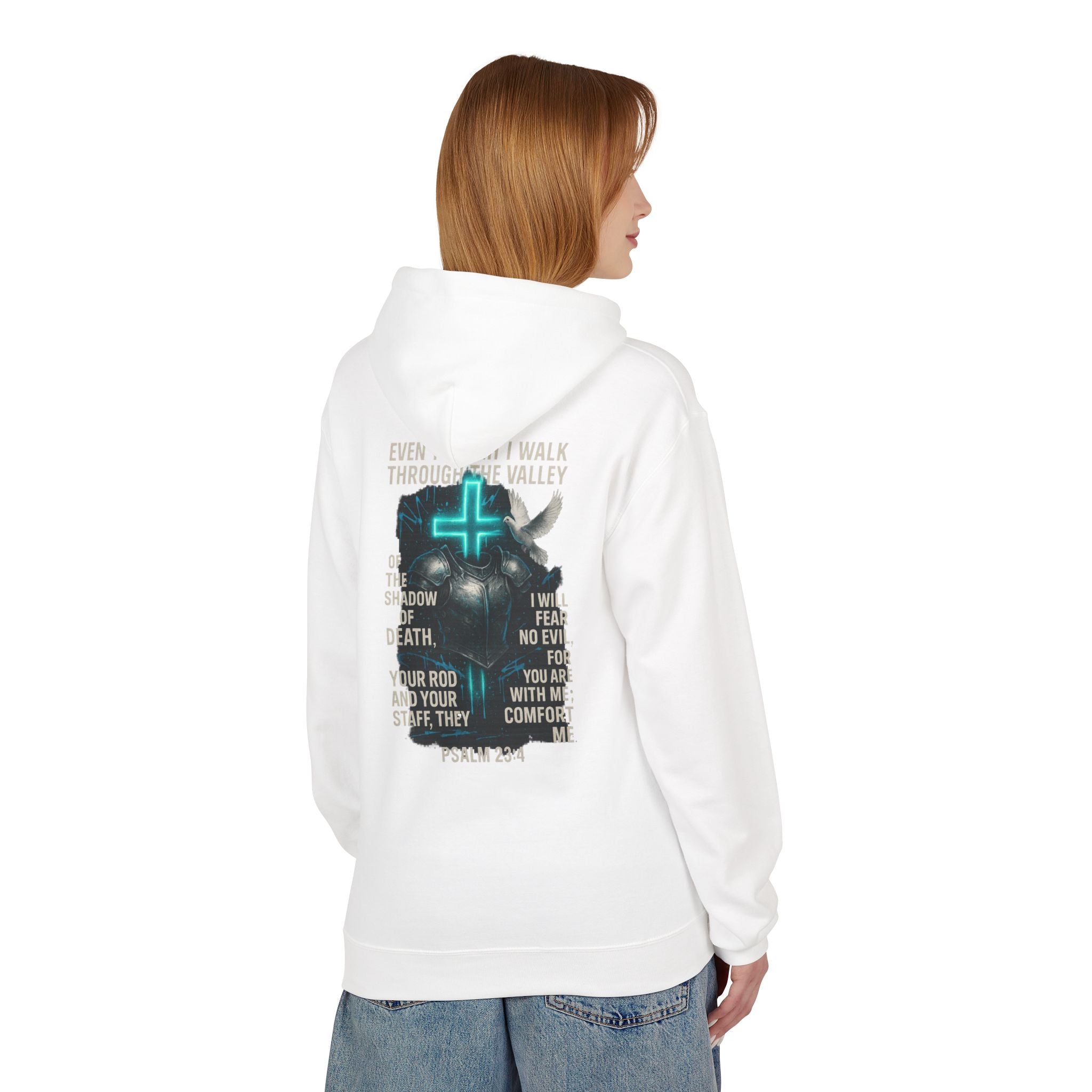 Garments of the Bible Unisex Hoodie Psalm 23:4