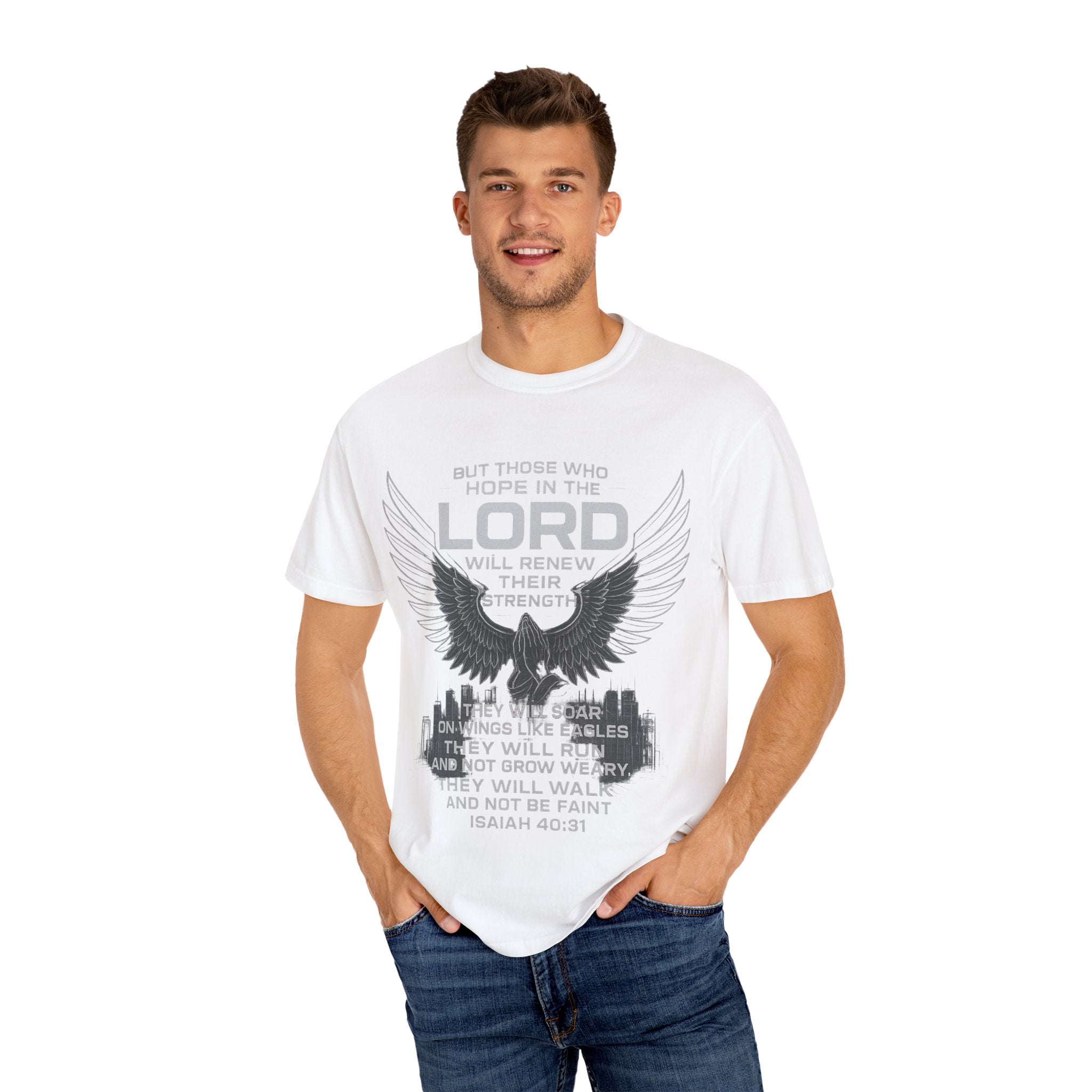 Garments of the Bible Unisex T-shirt Isaiah 40:31