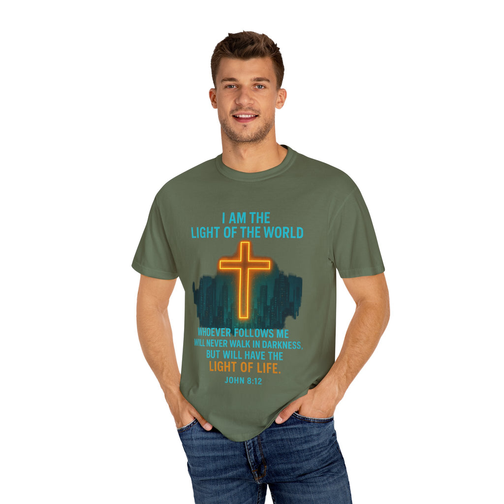 Garments of the Bible Unisex T-shirt John 8:12