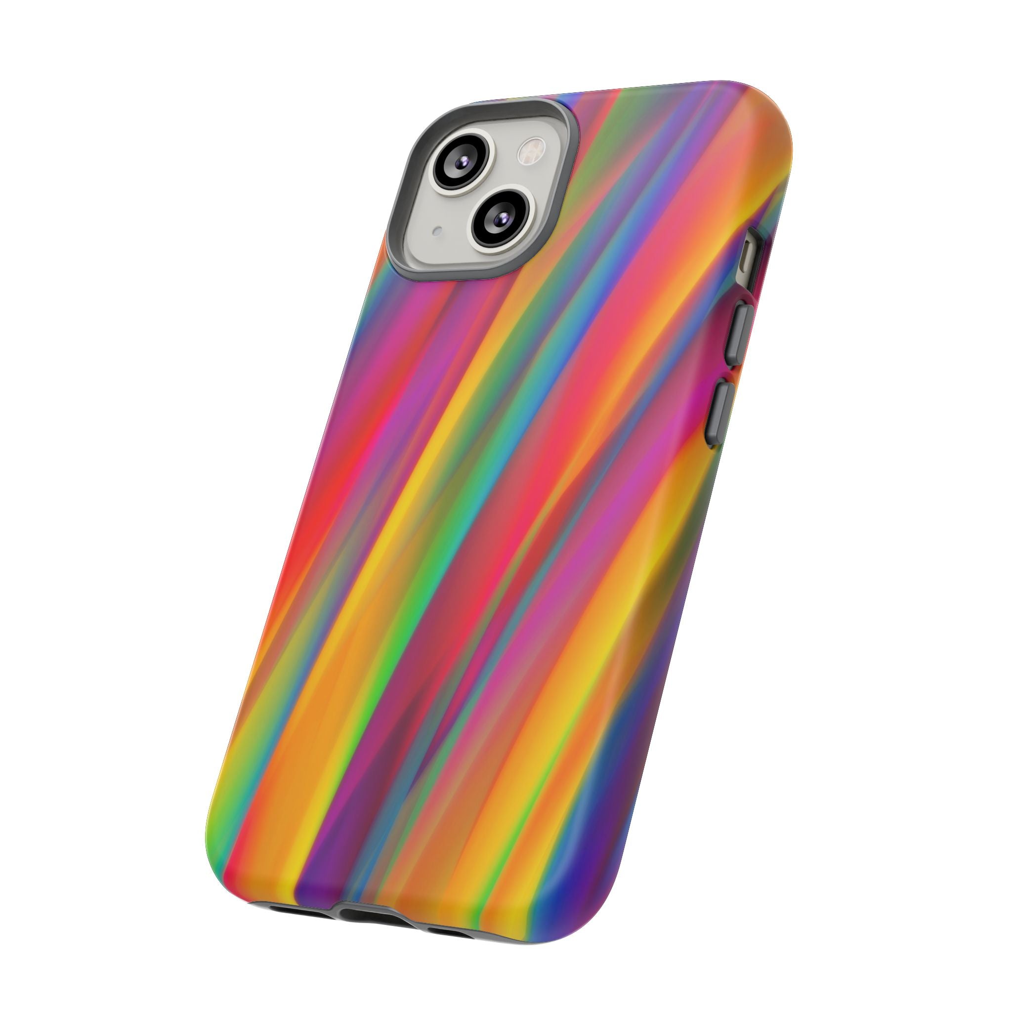 Vibrant Tough Phone Case, Colorful Phone Protection, Artistic Cell Cover, Gift for Gamers, Fun Tech Accessory, Pride Celebration