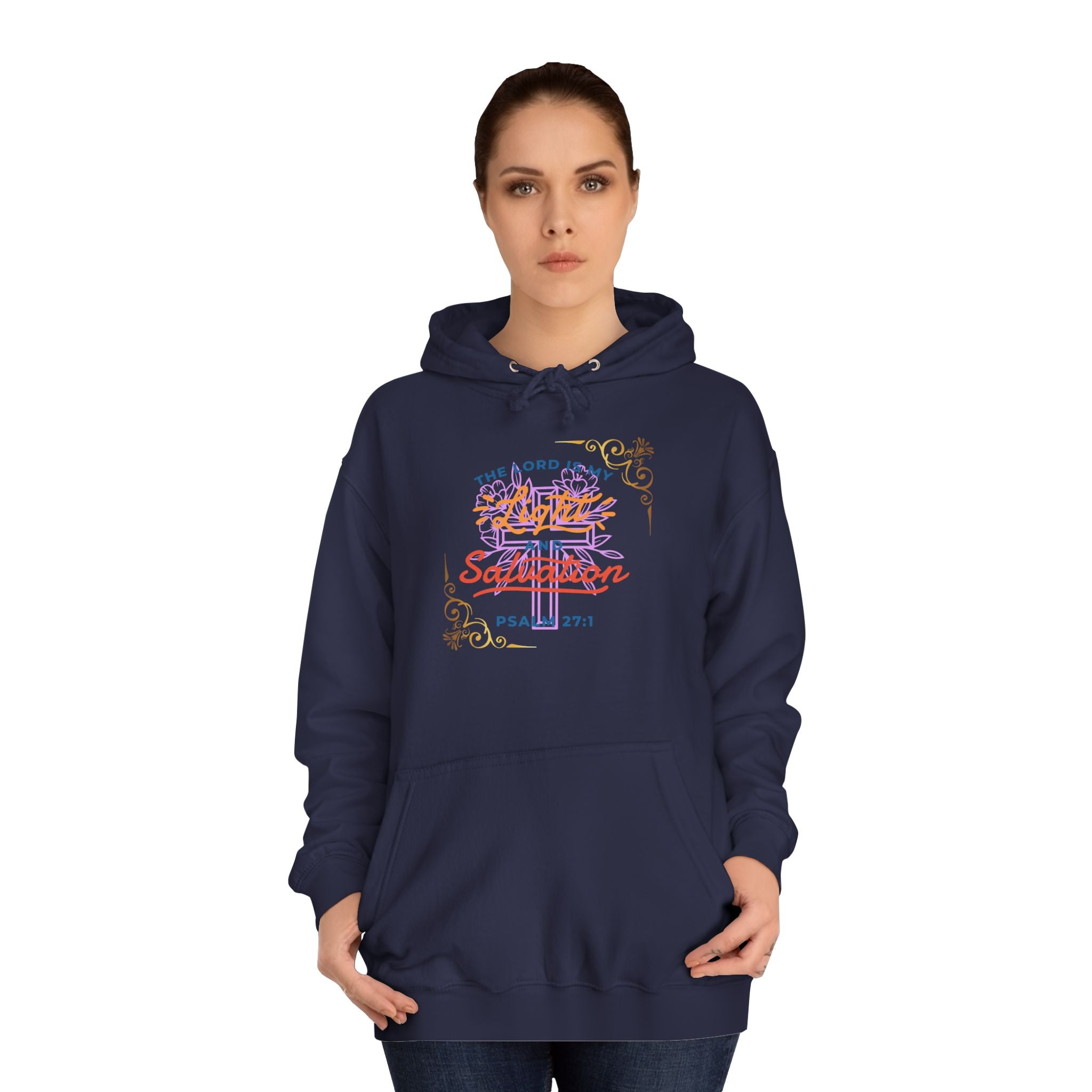 Inspirational Unisex College Hoodie, Motivational Sweatshirt, Faith-based [...]