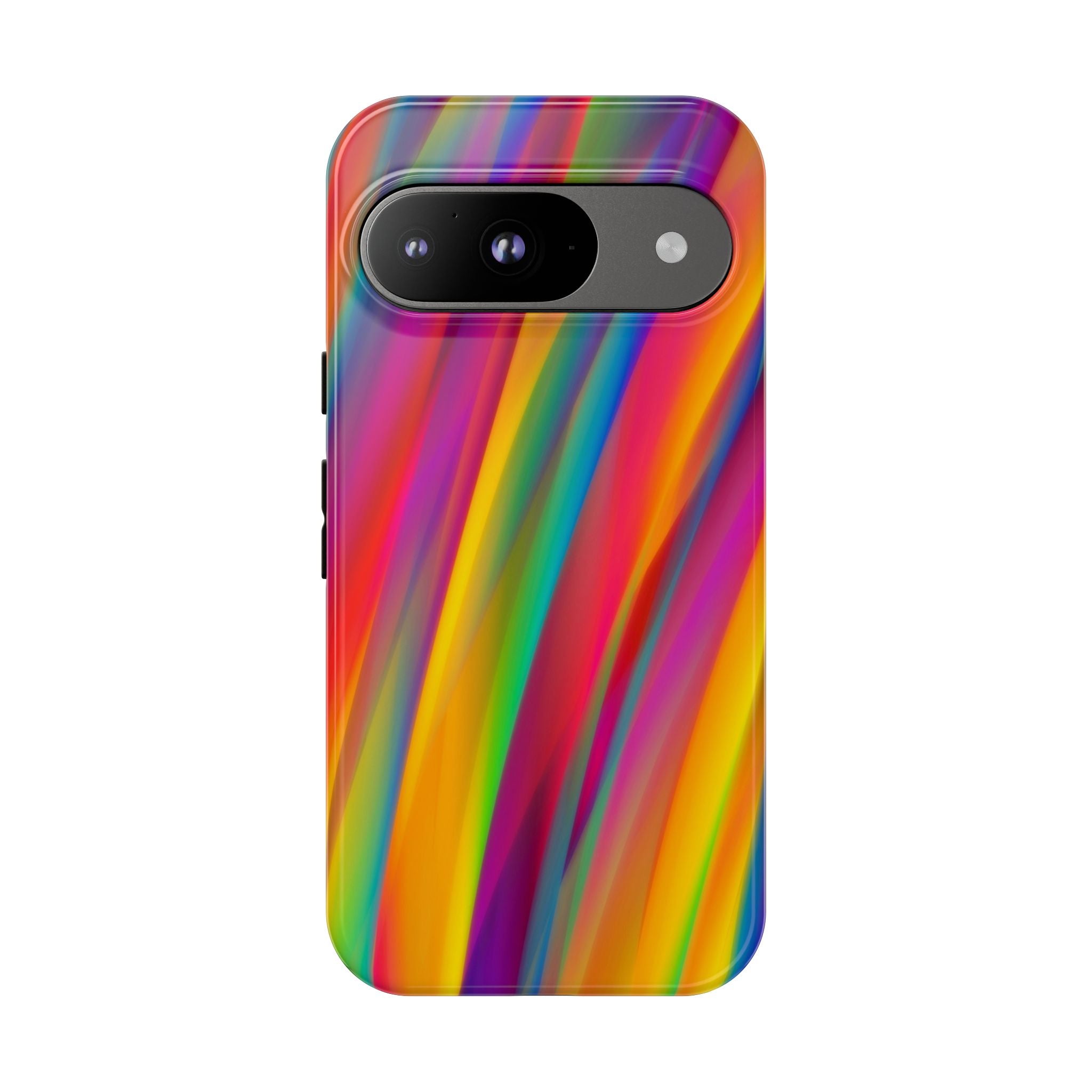 Vibrant Tough Phone Case, Colorful Phone Protection, Artistic Cell Cover, Gift for Gamers, Fun Tech Accessory, Pride Celebration