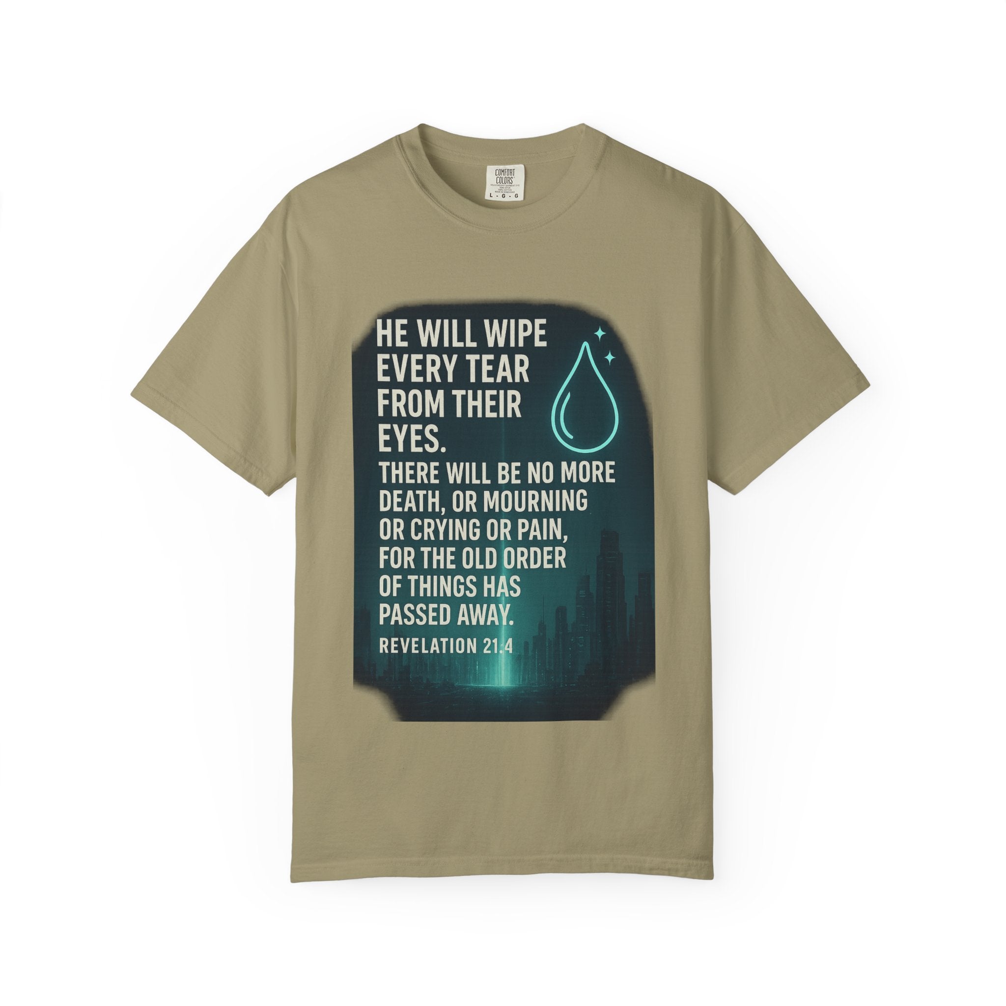 Garments of the Bible Unisex T-shirt Revelations 21:4