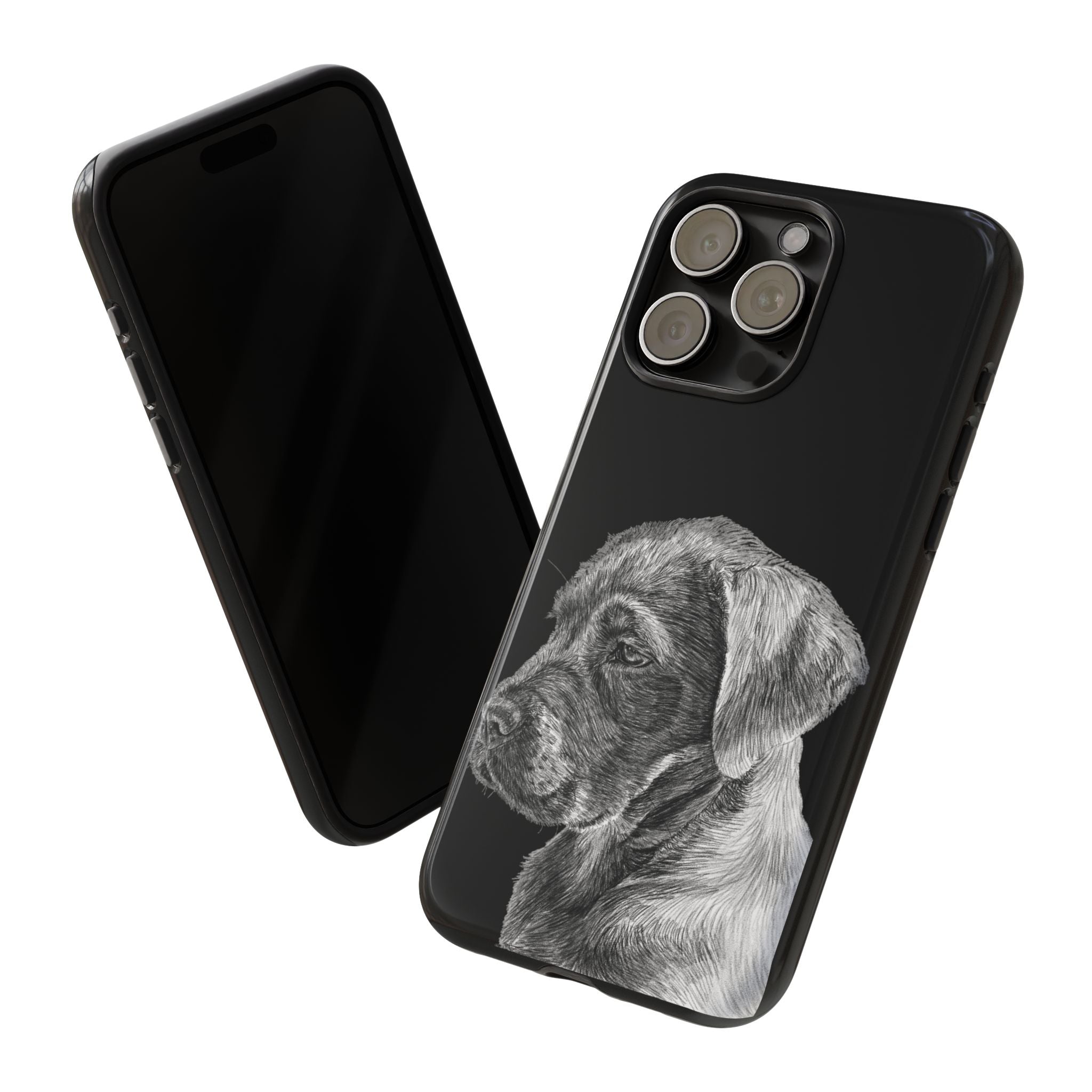 Custom Phone Case for Dog Lovers, Tough Cases with Labrador Design, Pet Owner Gift, Personalized Phone Cover, Animal Art Case