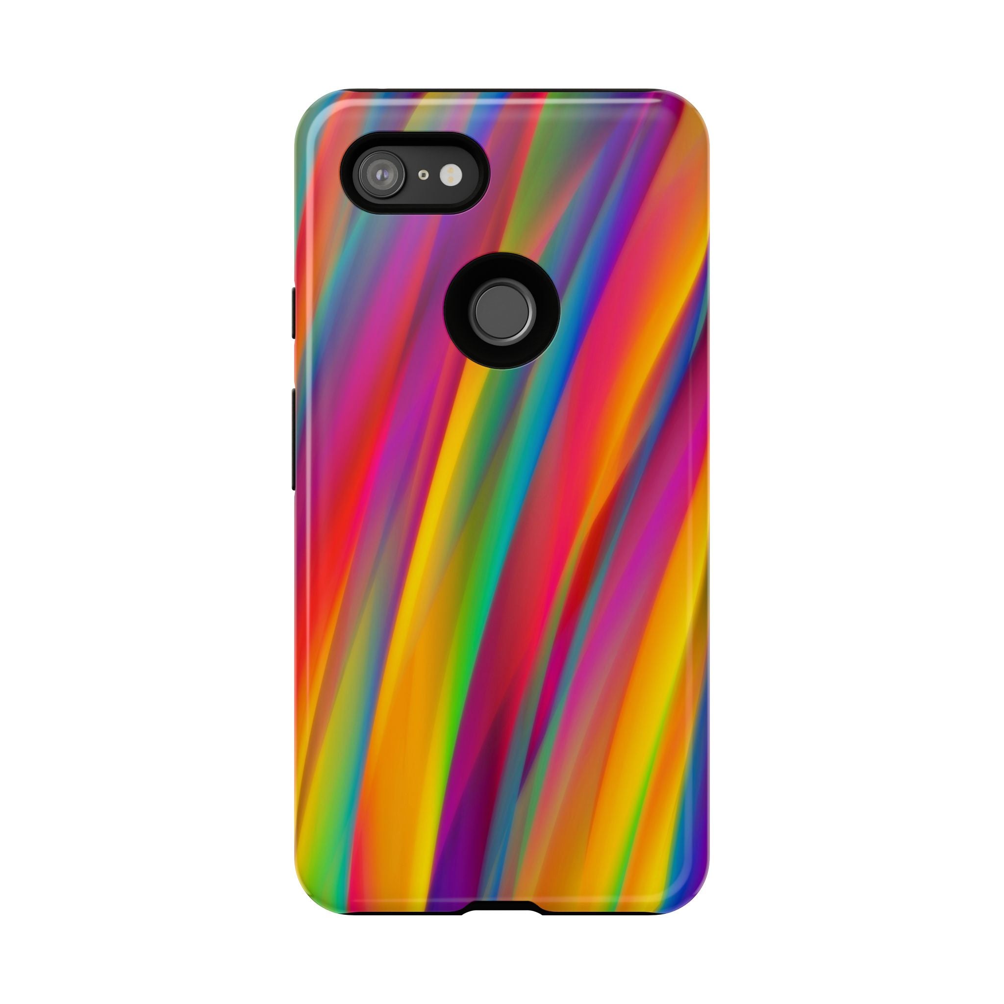 Vibrant Tough Phone Case, Colorful Phone Protection, Artistic Cell Cover, Gift for Gamers, Fun Tech Accessory, Pride Celebration