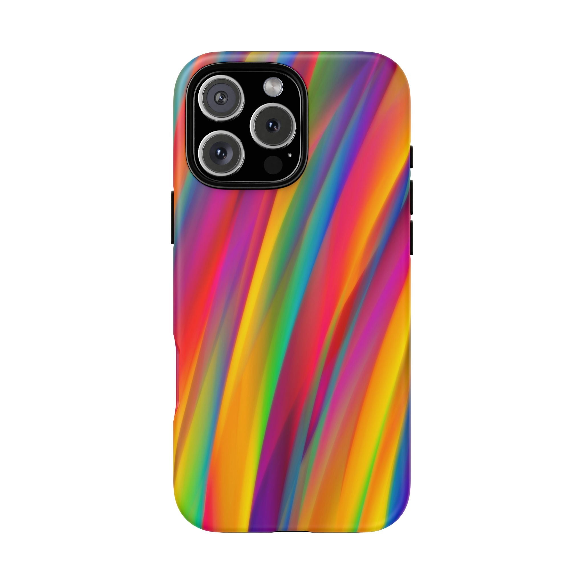Vibrant Tough Phone Case, Colorful Phone Protection, Artistic Cell Cover, Gift for Gamers, Fun Tech Accessory, Pride Celebration