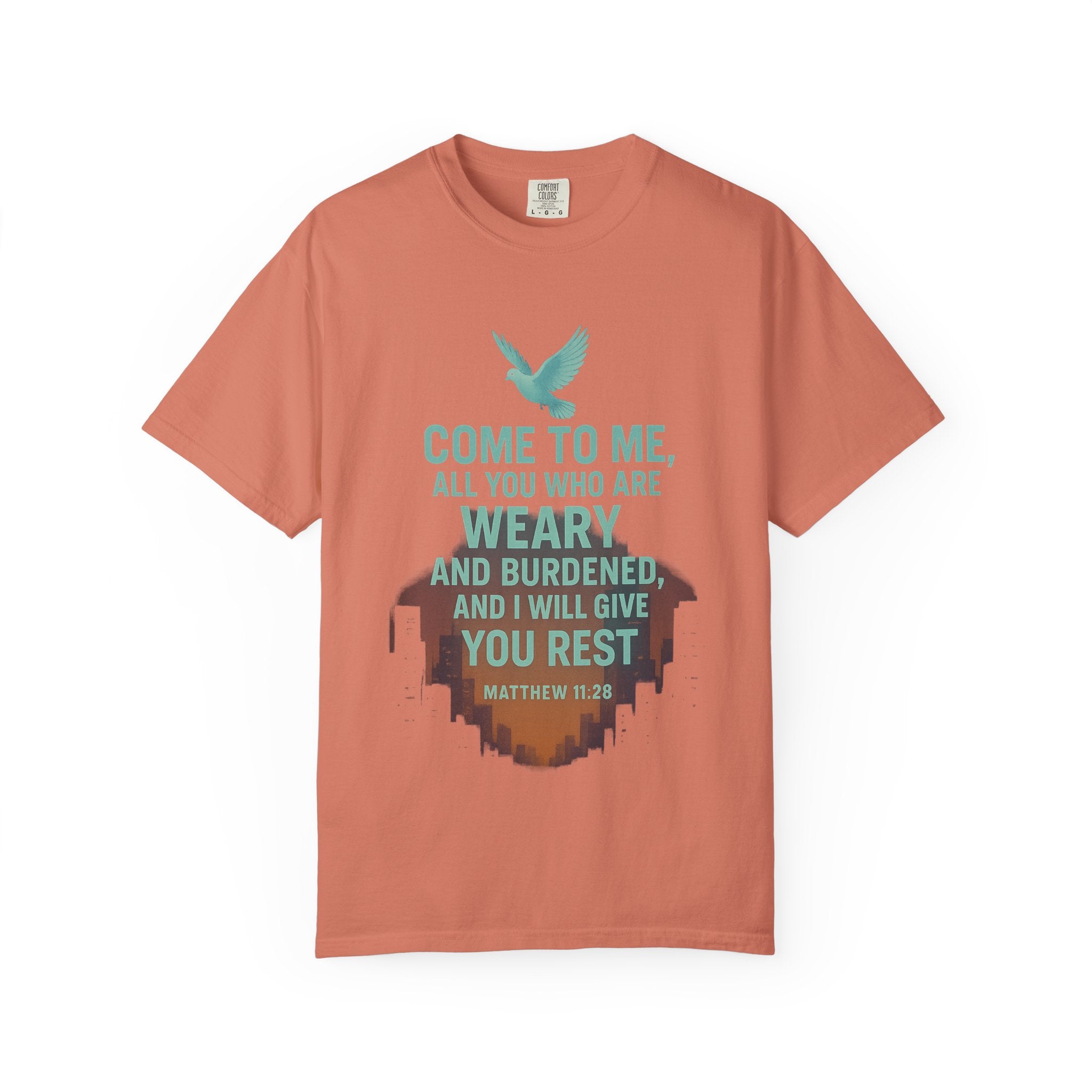 Garments of the Bible Unisex T-shirt Matthew 11:28