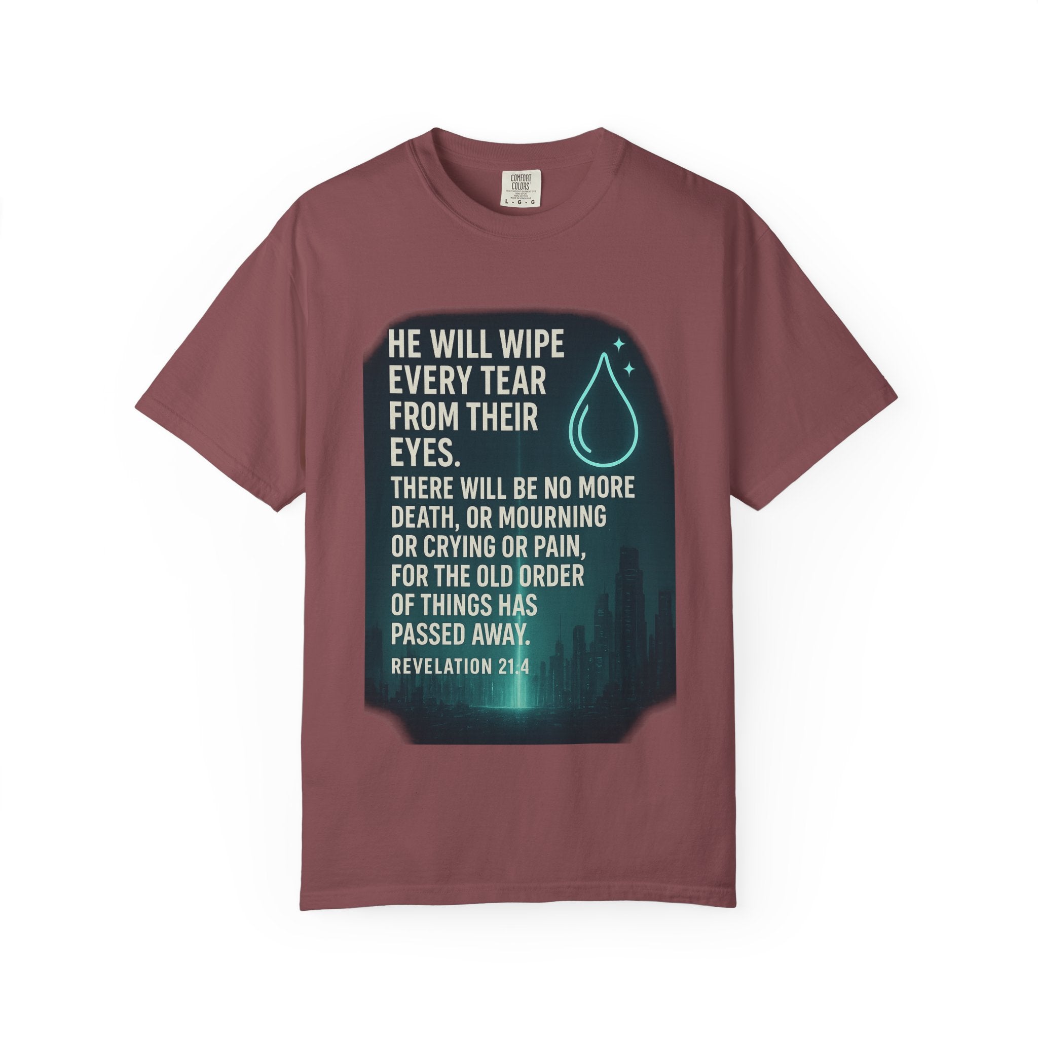 Garments of the Bible Unisex T-shirt Revelations 21:4