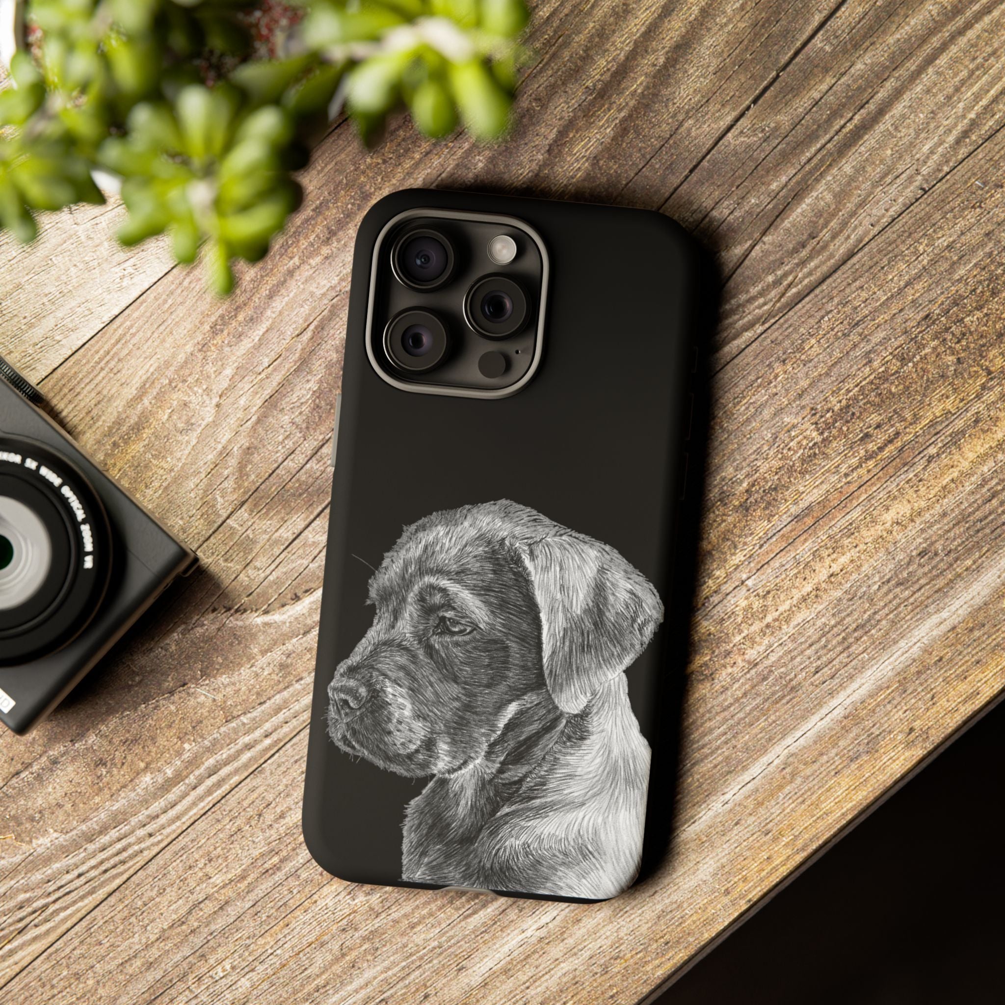 Custom Phone Case for Dog Lovers, Tough Cases with Labrador Design, Pet Owner Gift, Personalized Phone Cover, Animal Art Case