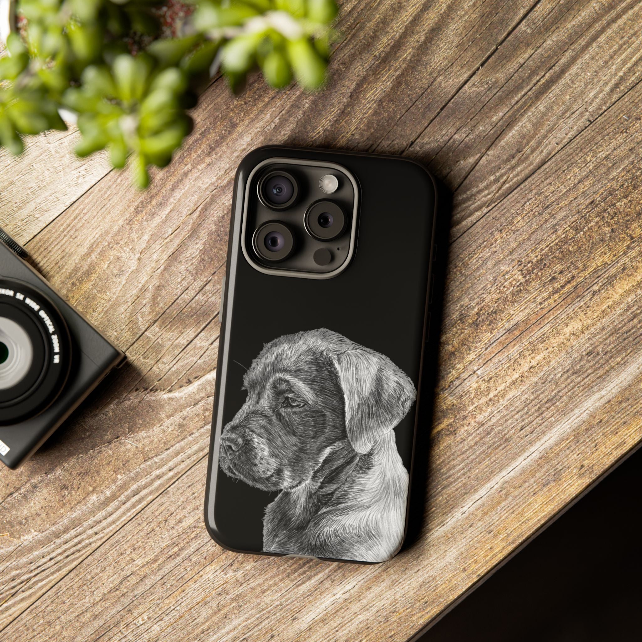 Custom Phone Case for Dog Lovers, Tough Cases with Labrador Design, Pet Owner Gift, Personalized Phone Cover, Animal Art Case