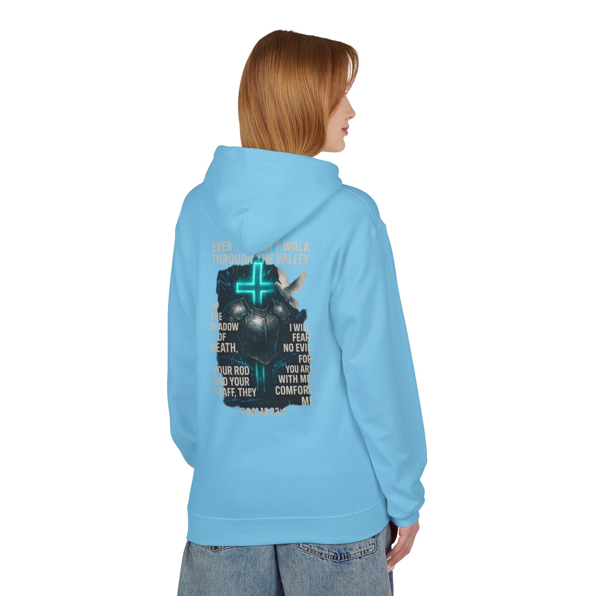 Garments of the Bible Unisex Hoodie Psalm 23:4