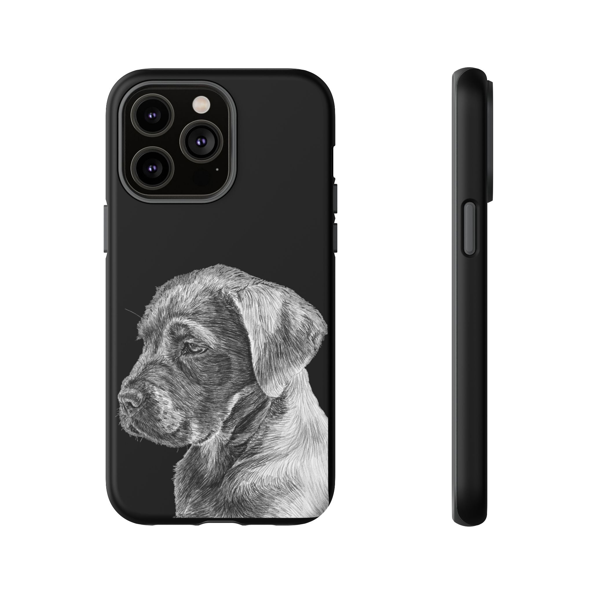 Custom Phone Case for Dog Lovers, Tough Cases with Labrador Design, Pet Owner Gift, Personalized Phone Cover, Animal Art Case