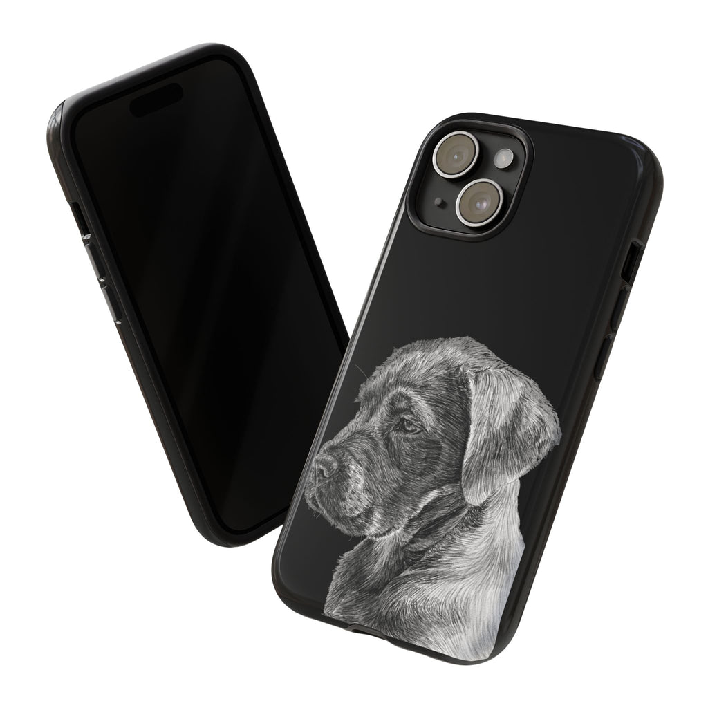 Custom Phone Case for Dog Lovers, Tough Cases with Labrador Design, Pet Owner Gift, Personalized Phone Cover, Animal Art Case