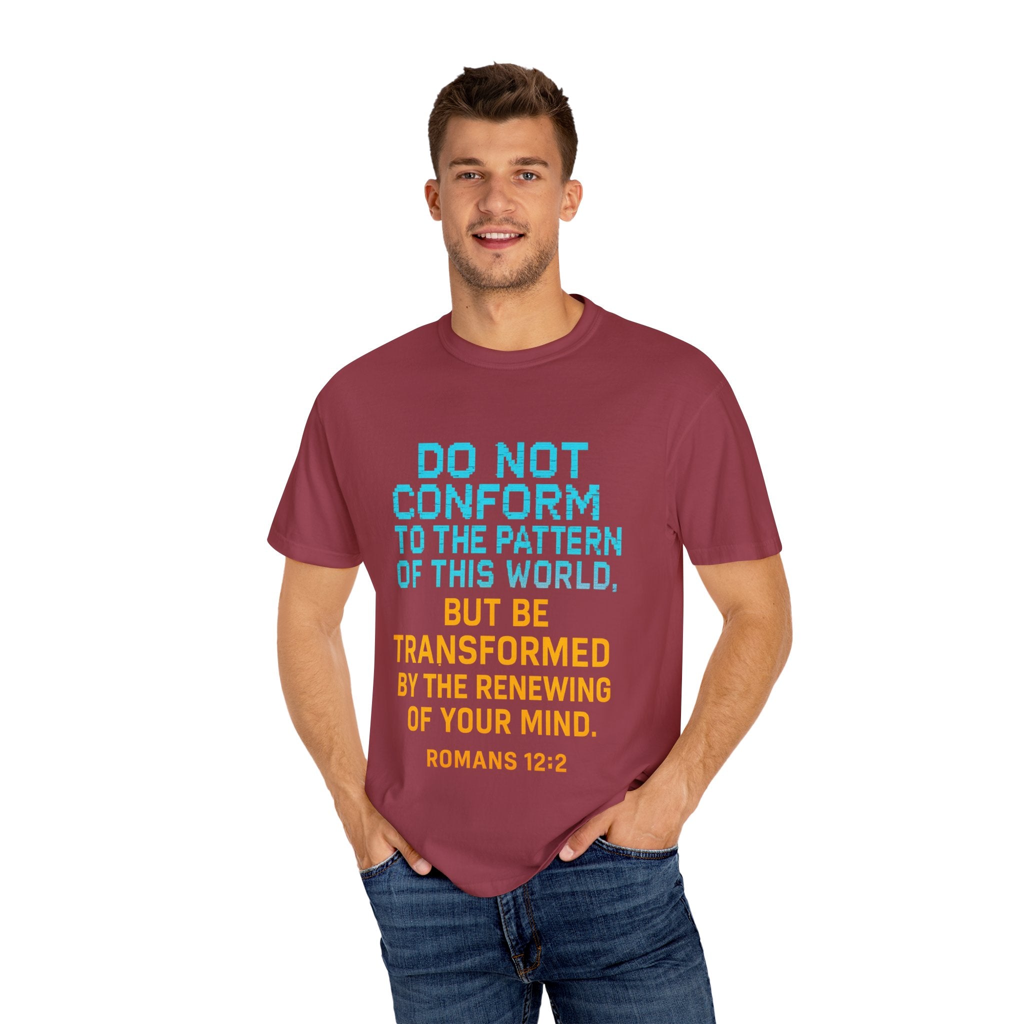 Garments of the Bible Unisex T-shirt Romans 12:2