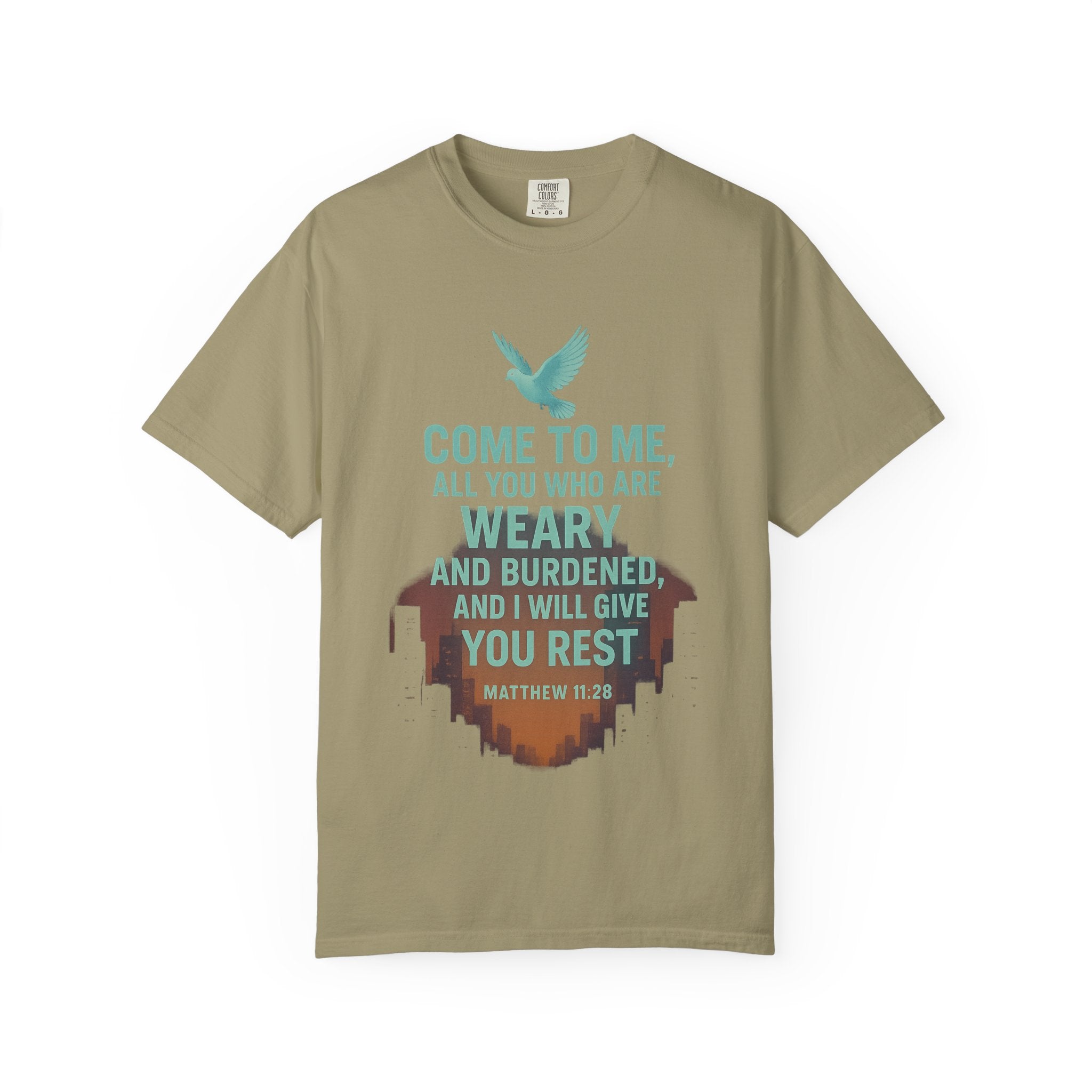 Garments of the Bible Unisex T-shirt Matthew 11:28