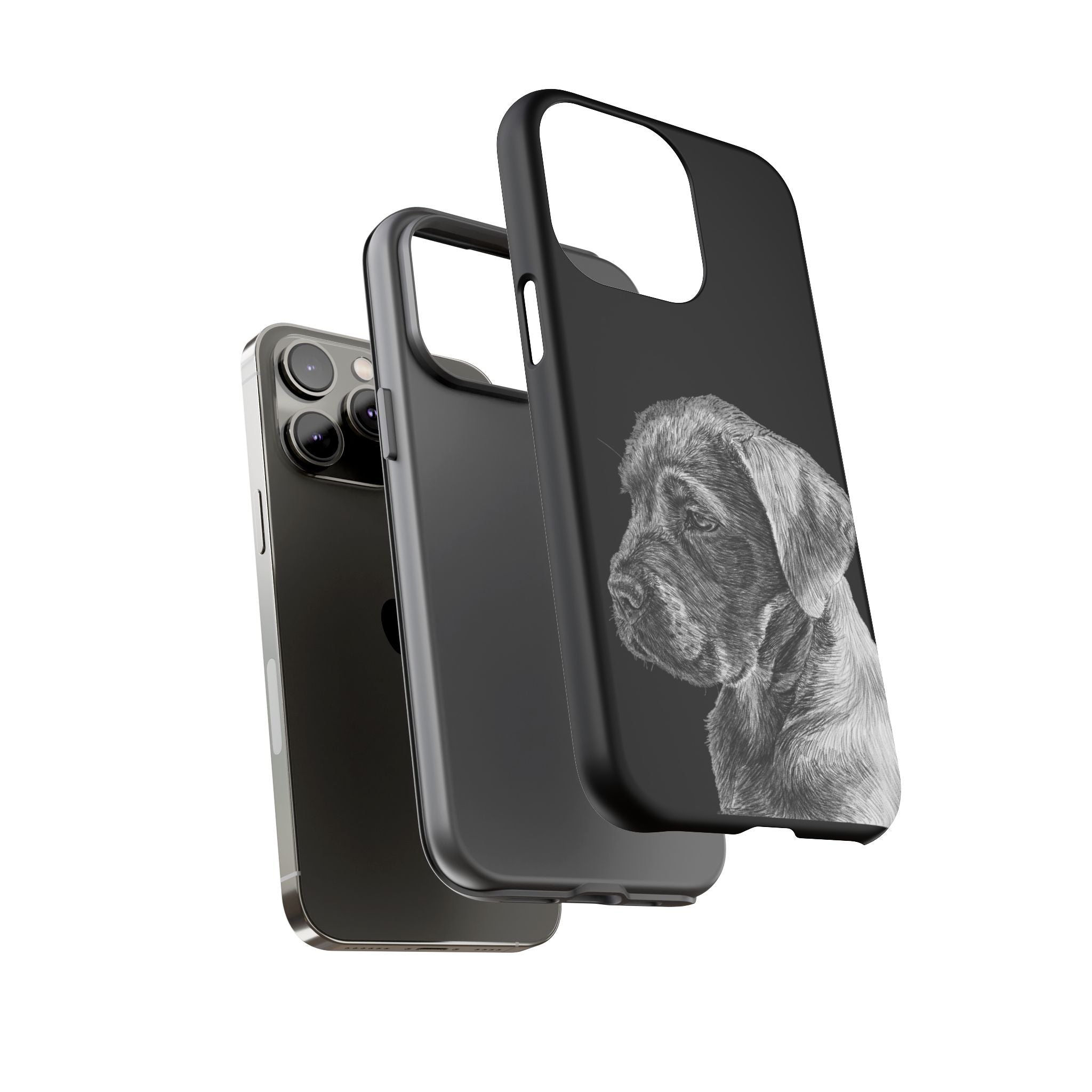 Custom Phone Case for Dog Lovers, Tough Cases with Labrador Design, Pet Owner Gift, Personalized Phone Cover, Animal Art Case