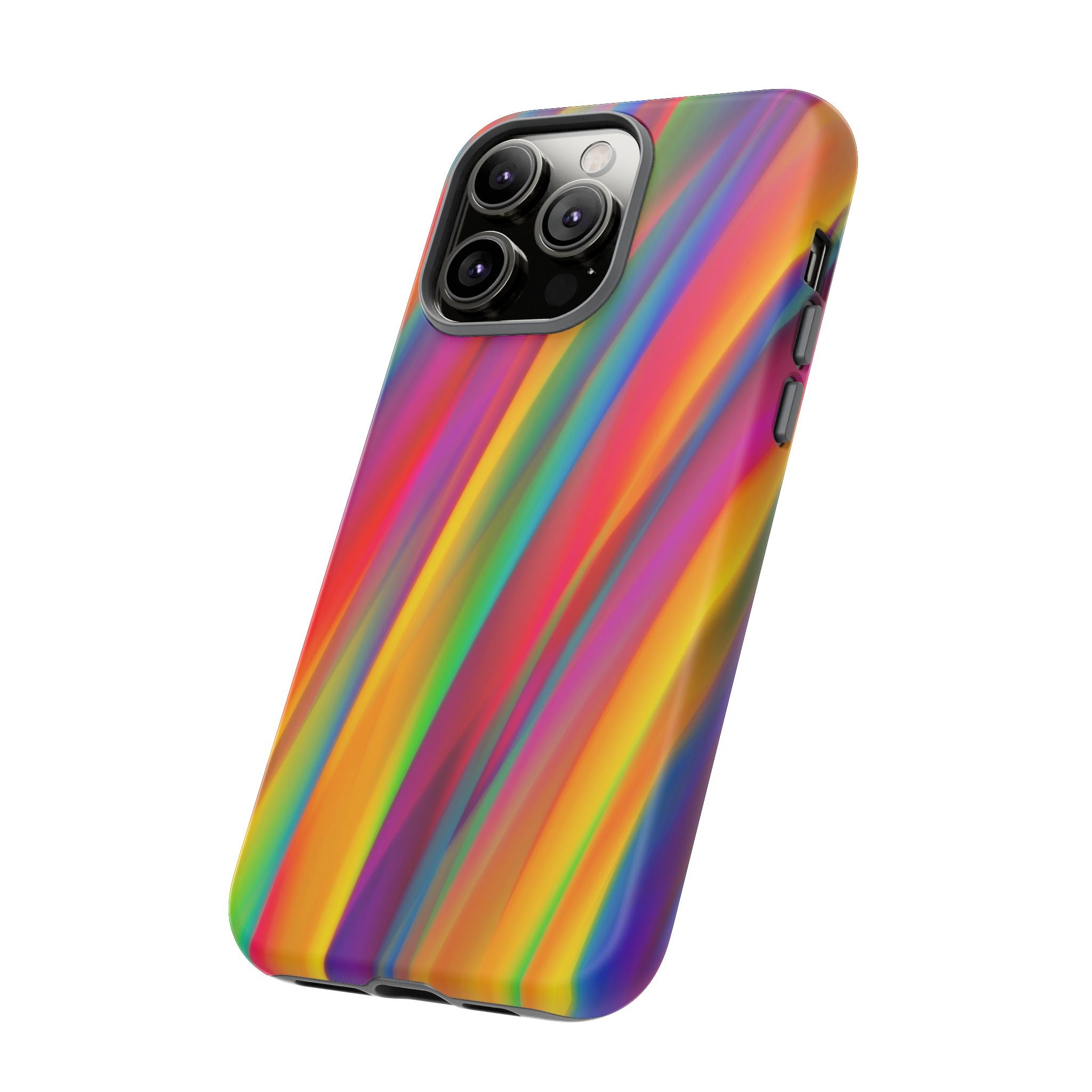 Vibrant Tough Phone Case, Colorful Phone Protection, Artistic Cell Cover, Gift for Gamers, Fun Tech Accessory, Pride Celebration