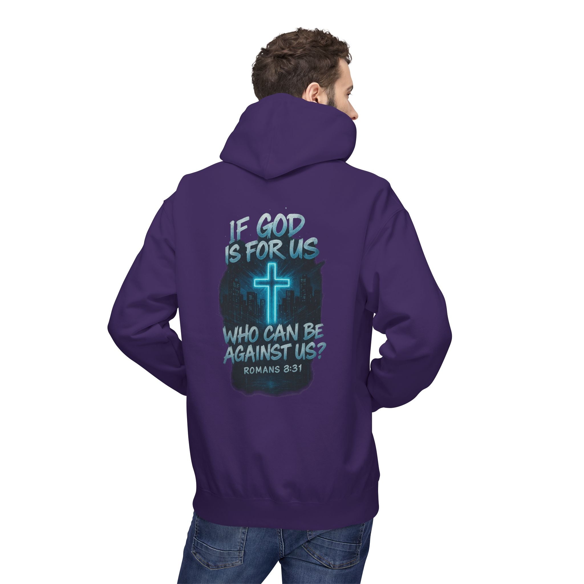 Garments of the Bible Unisex Hoodie (Romans 8:31)