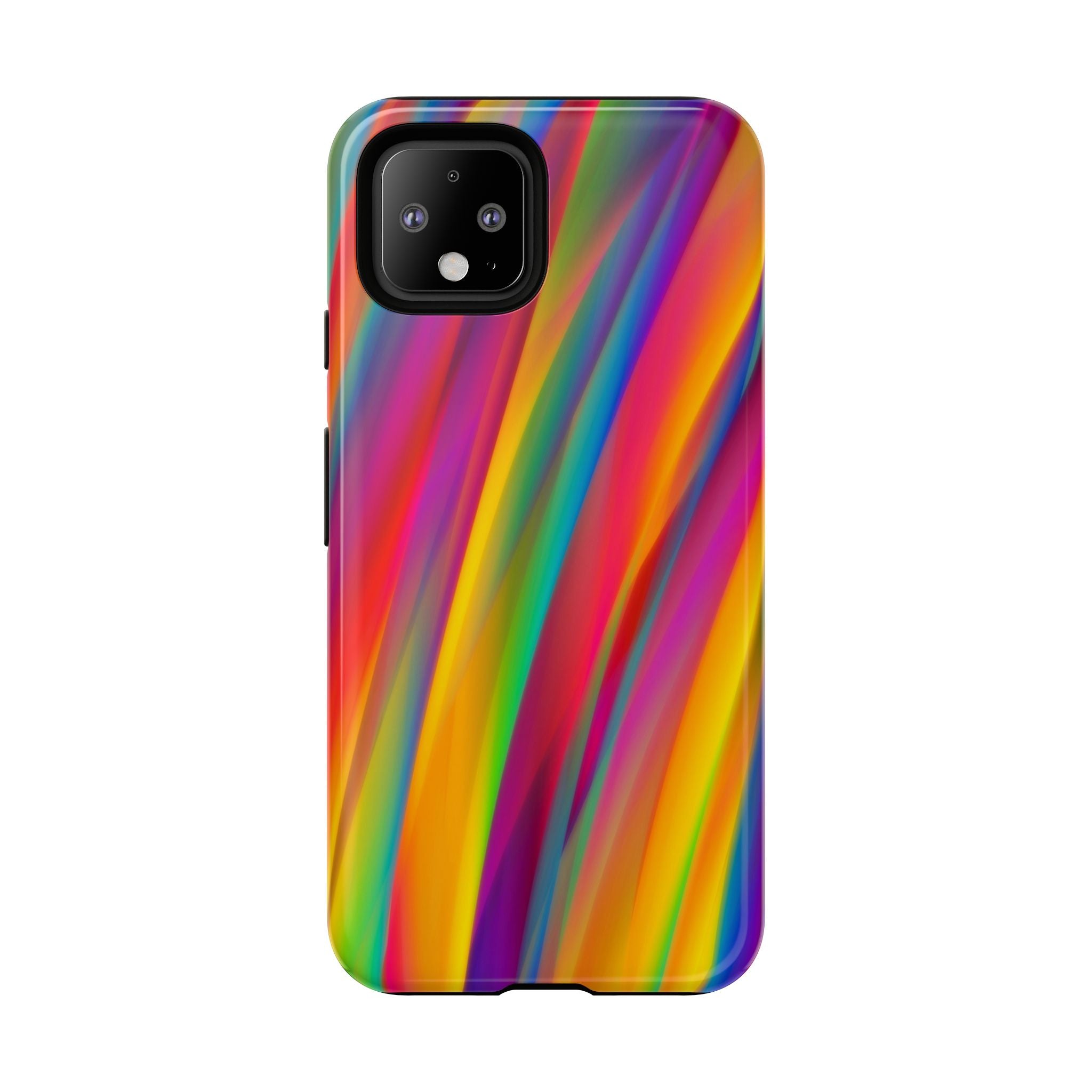 Vibrant Tough Phone Case, Colorful Phone Protection, Artistic Cell Cover, Gift for Gamers, Fun Tech Accessory, Pride Celebration