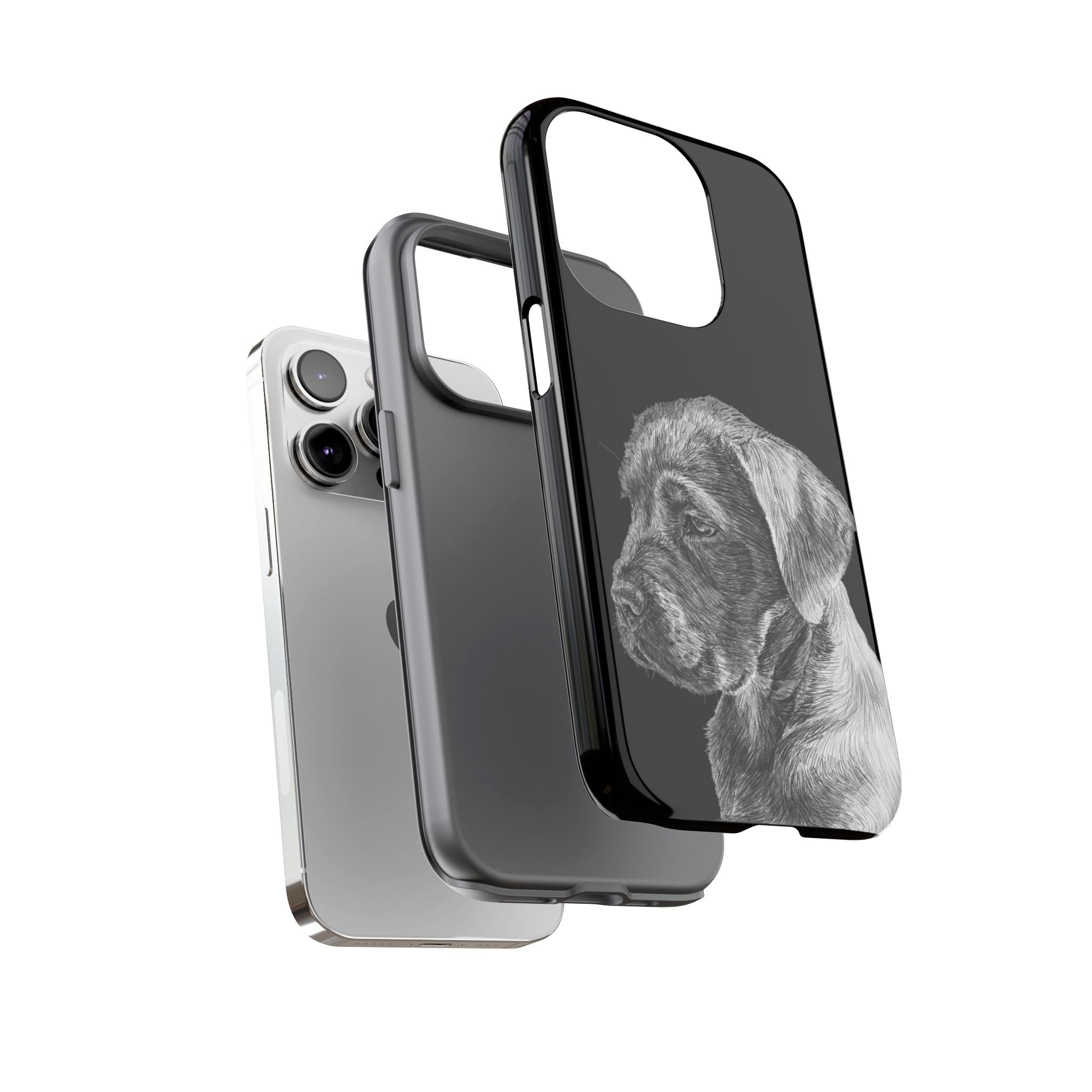 Custom Phone Case for Dog Lovers, Tough Cases with Labrador Design, Pet Owner Gift, Personalized Phone Cover, Animal Art Case