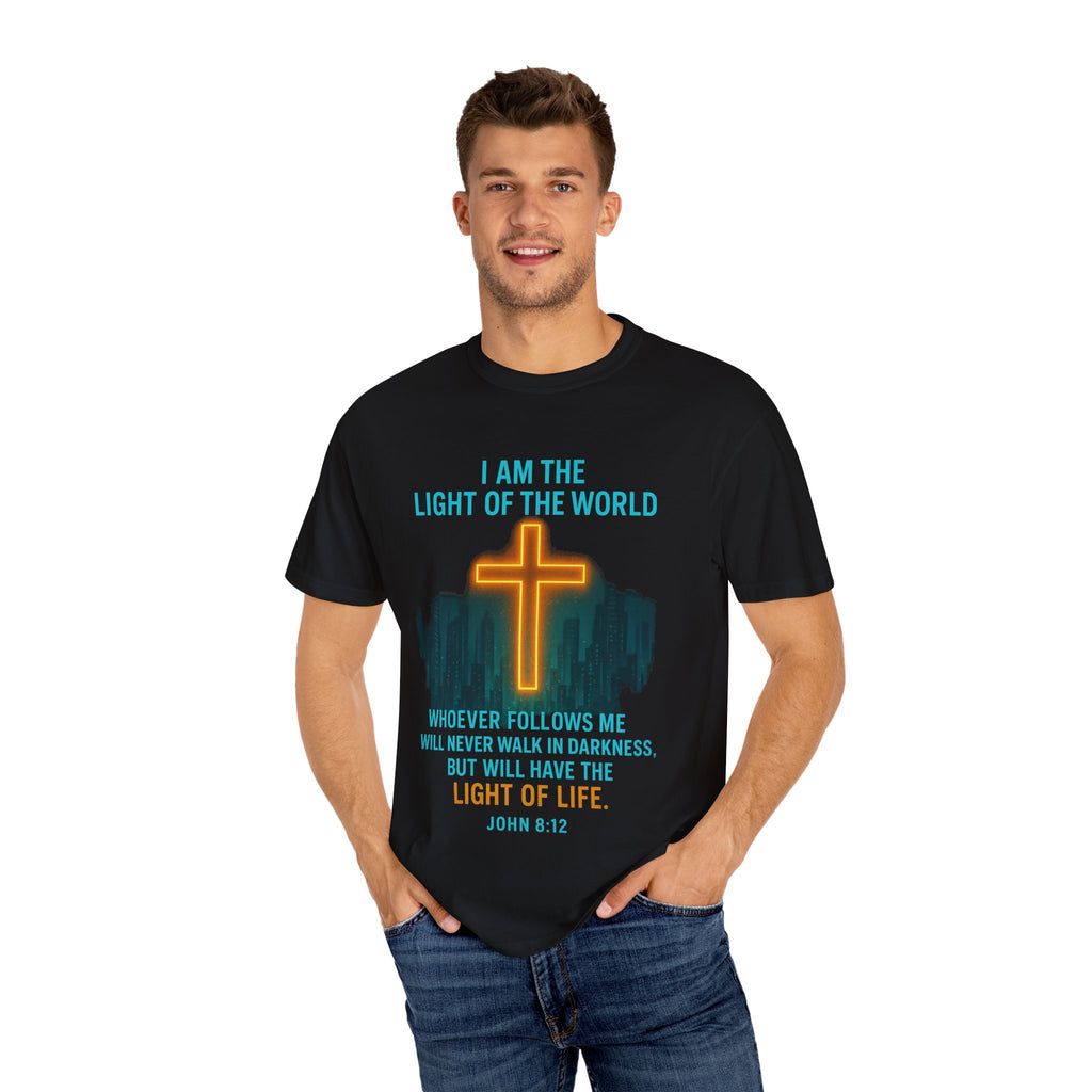 Garments of the Bible Unisex T-shirt John 8:12