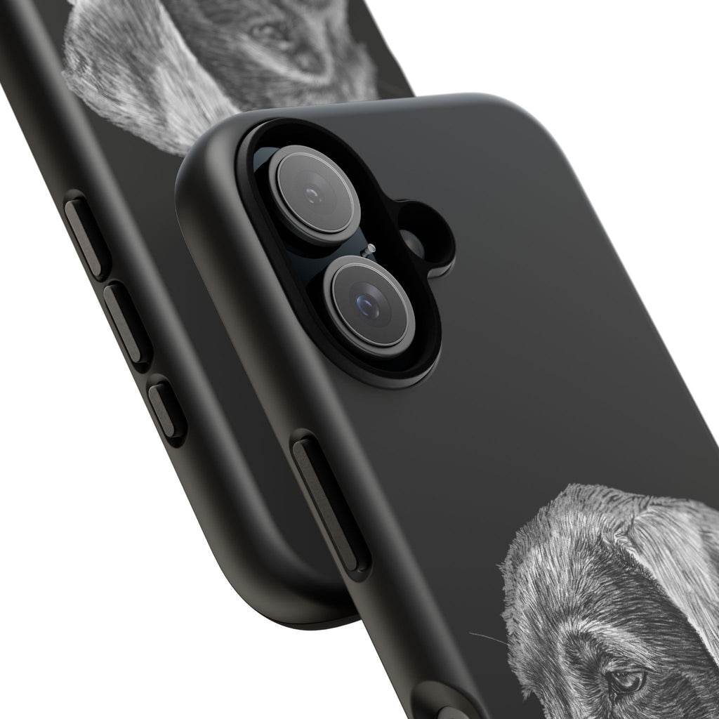 Custom Phone Case for Dog Lovers, Tough Cases with Labrador Design, Pet Owner Gift, Personalized Phone Cover, Animal Art Case
