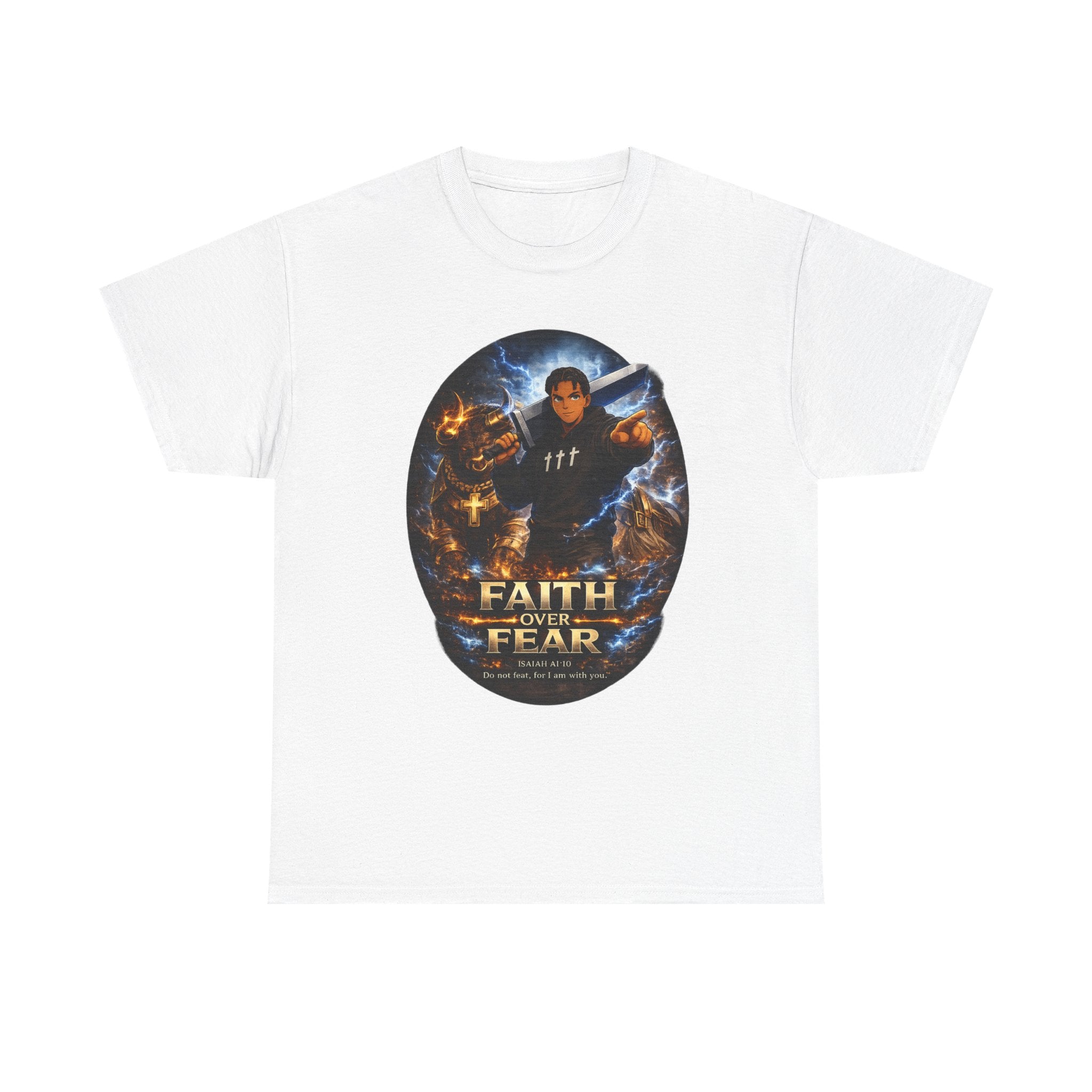 K1ng_Jen x Garments of the Bible T-shirt (Faith Over Fear)