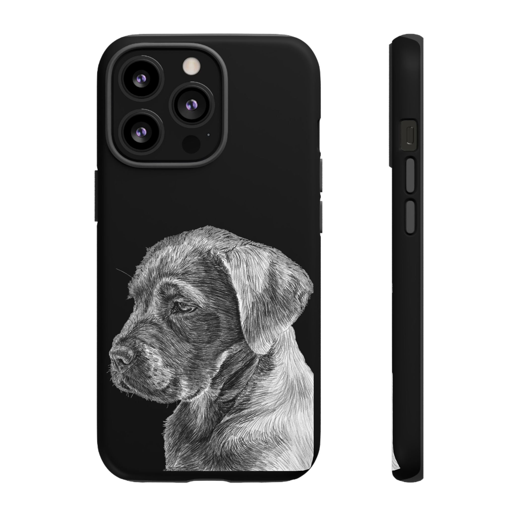 Custom Phone Case for Dog Lovers, Tough Cases with Labrador Design, Pet Owner Gift, Personalized Phone Cover, Animal Art Case