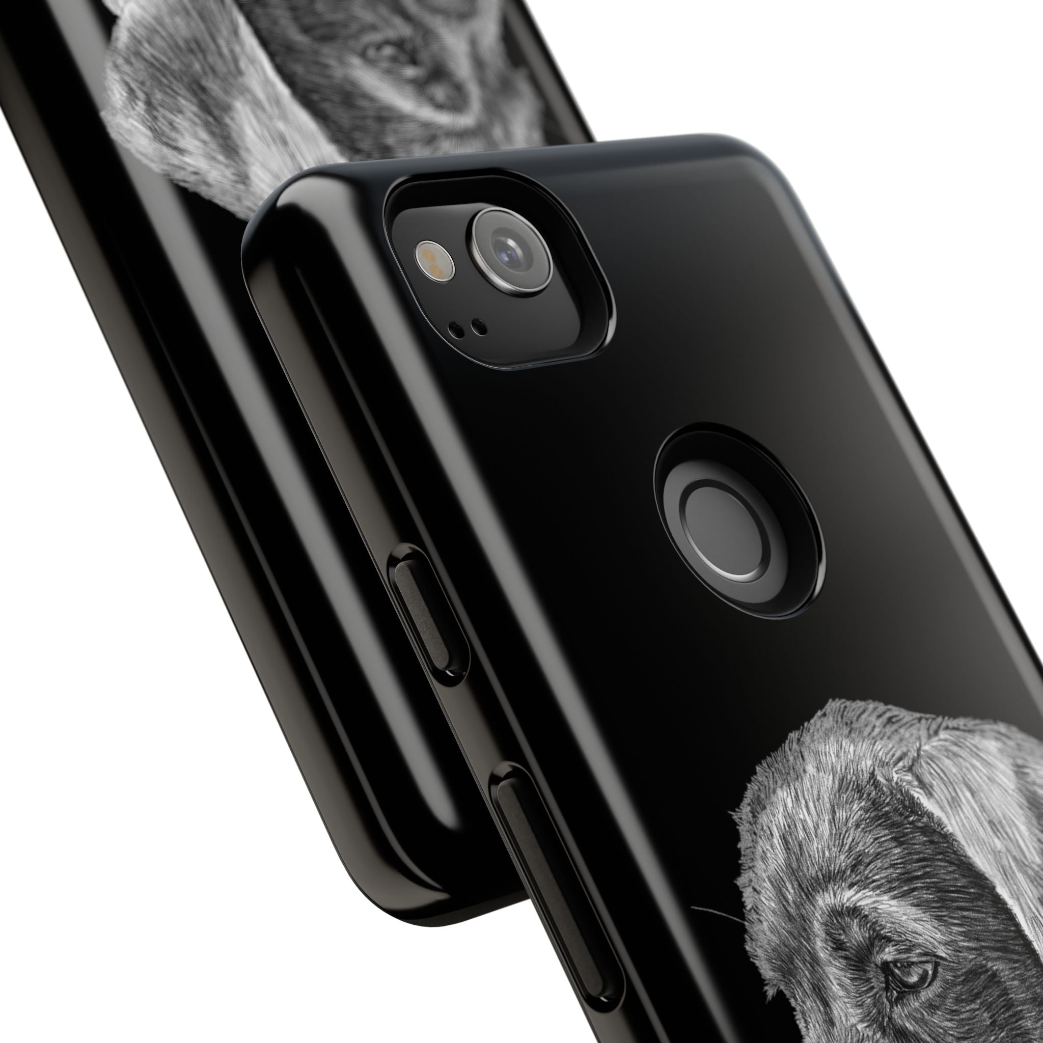 Custom Phone Case for Dog Lovers, Tough Cases with Labrador Design, Pet Owner Gift, Personalized Phone Cover, Animal Art Case