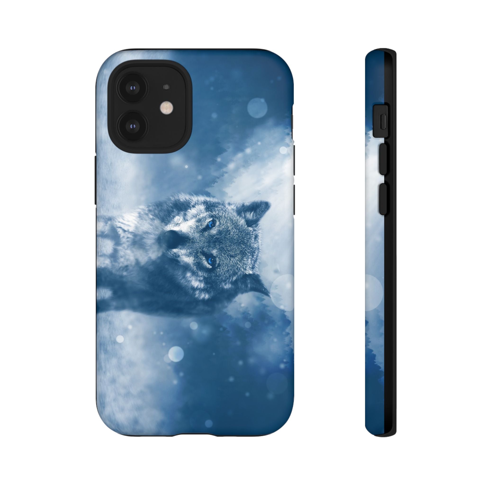 Wolf Phone Case, Tough Cases for Animal Lovers, Unique Wildlife Design, Nature-inspired Gift, Blue Wolf Accessories, Phone Protector