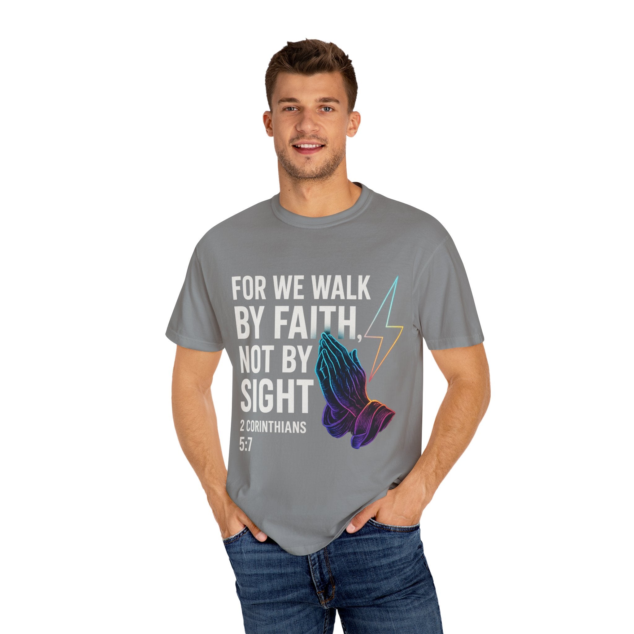 Garments of the Bible Unisex T-shirt 2 Corinthians 5:7