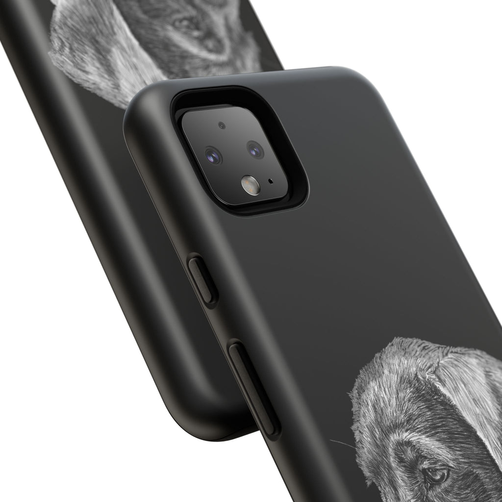 Custom Phone Case for Dog Lovers, Tough Cases with Labrador Design, Pet Owner Gift, Personalized Phone Cover, Animal Art Case