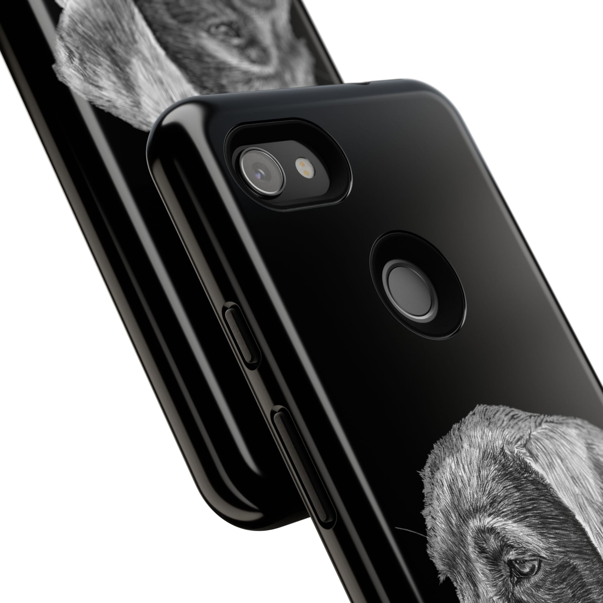 Custom Phone Case for Dog Lovers, Tough Cases with Labrador Design, Pet Owner Gift, Personalized Phone Cover, Animal Art Case