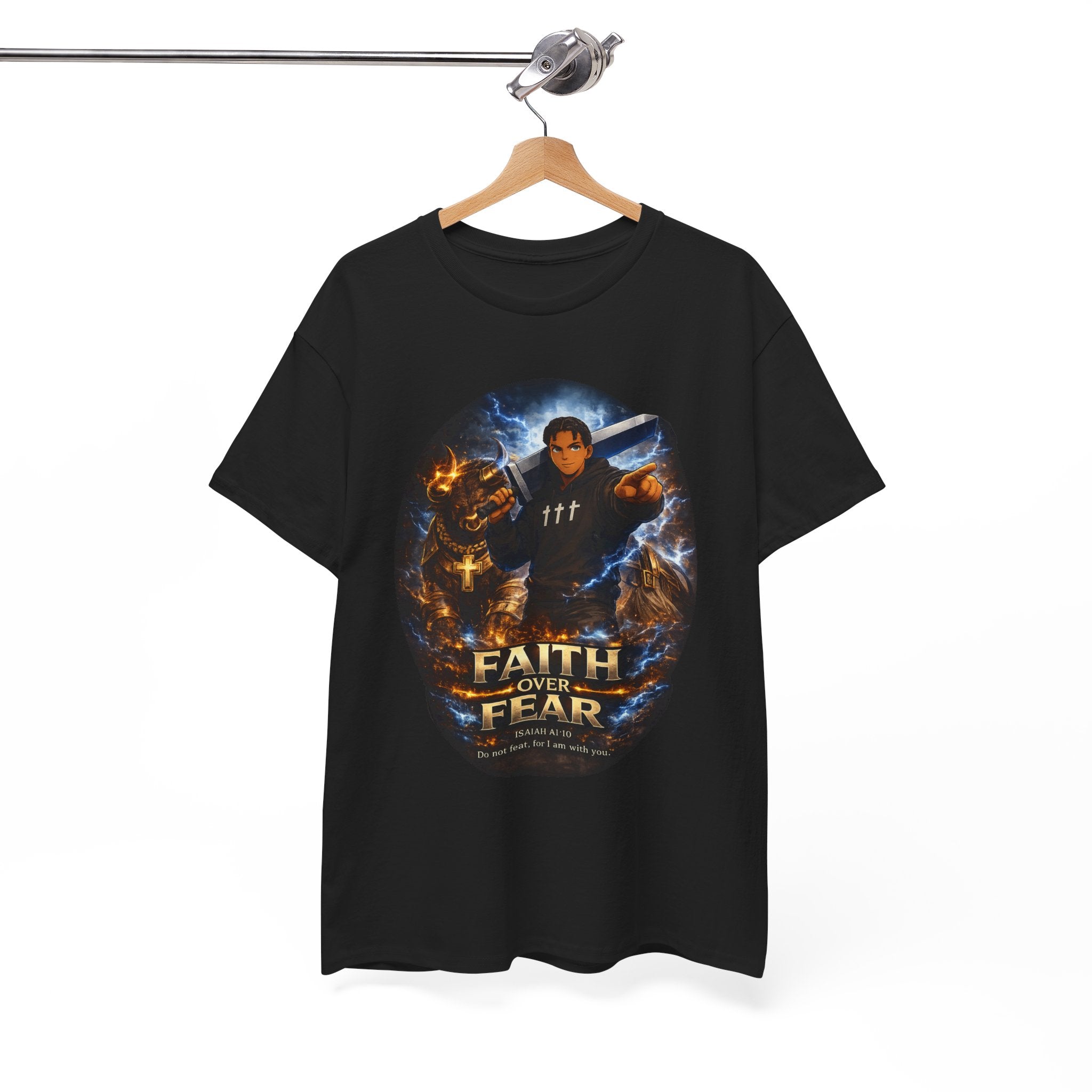K1ng_Jen x Garments of the Bible T-shirt (Faith Over Fear)